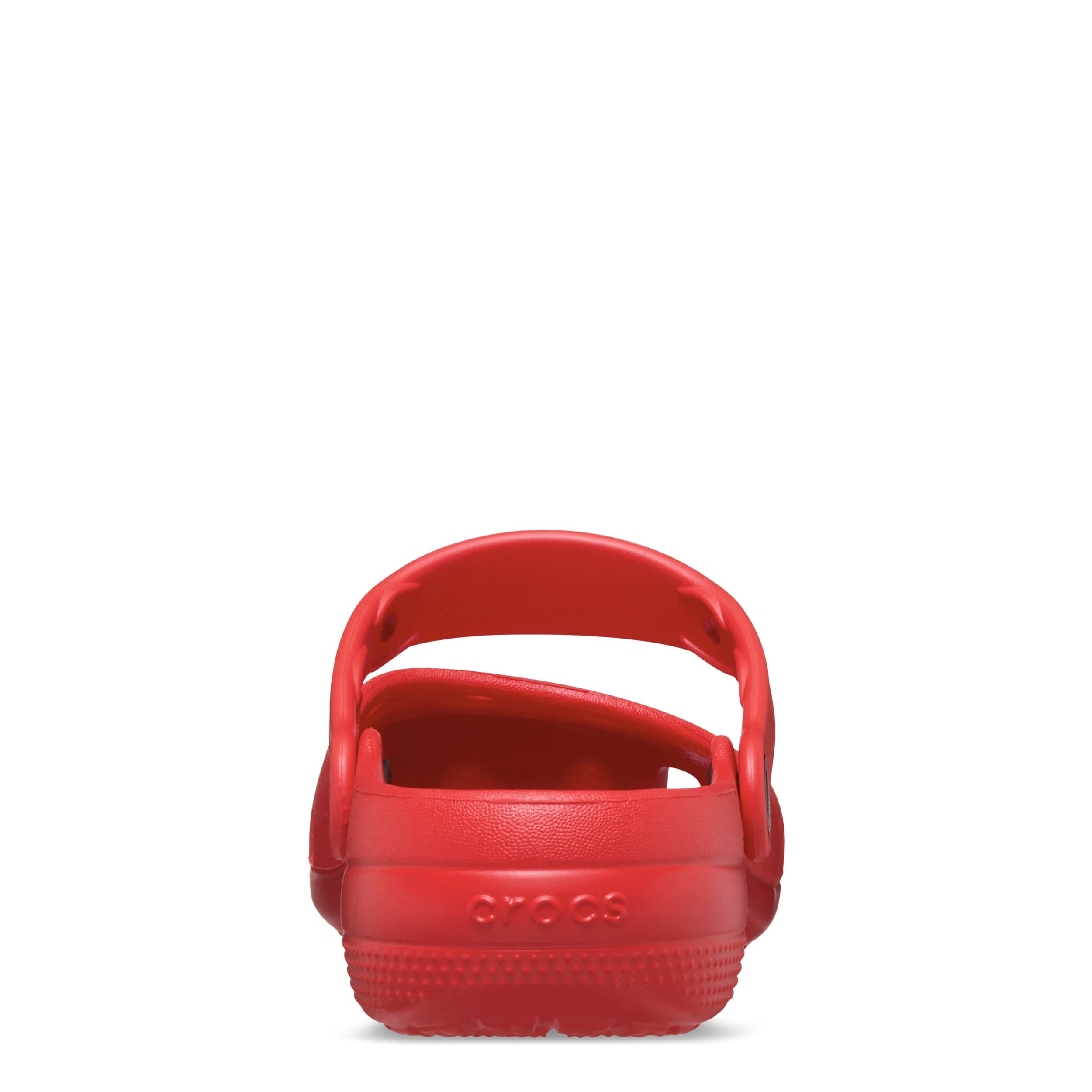 CROCS-WOMENS CLASSIC BALLET CLOG-RED & RED