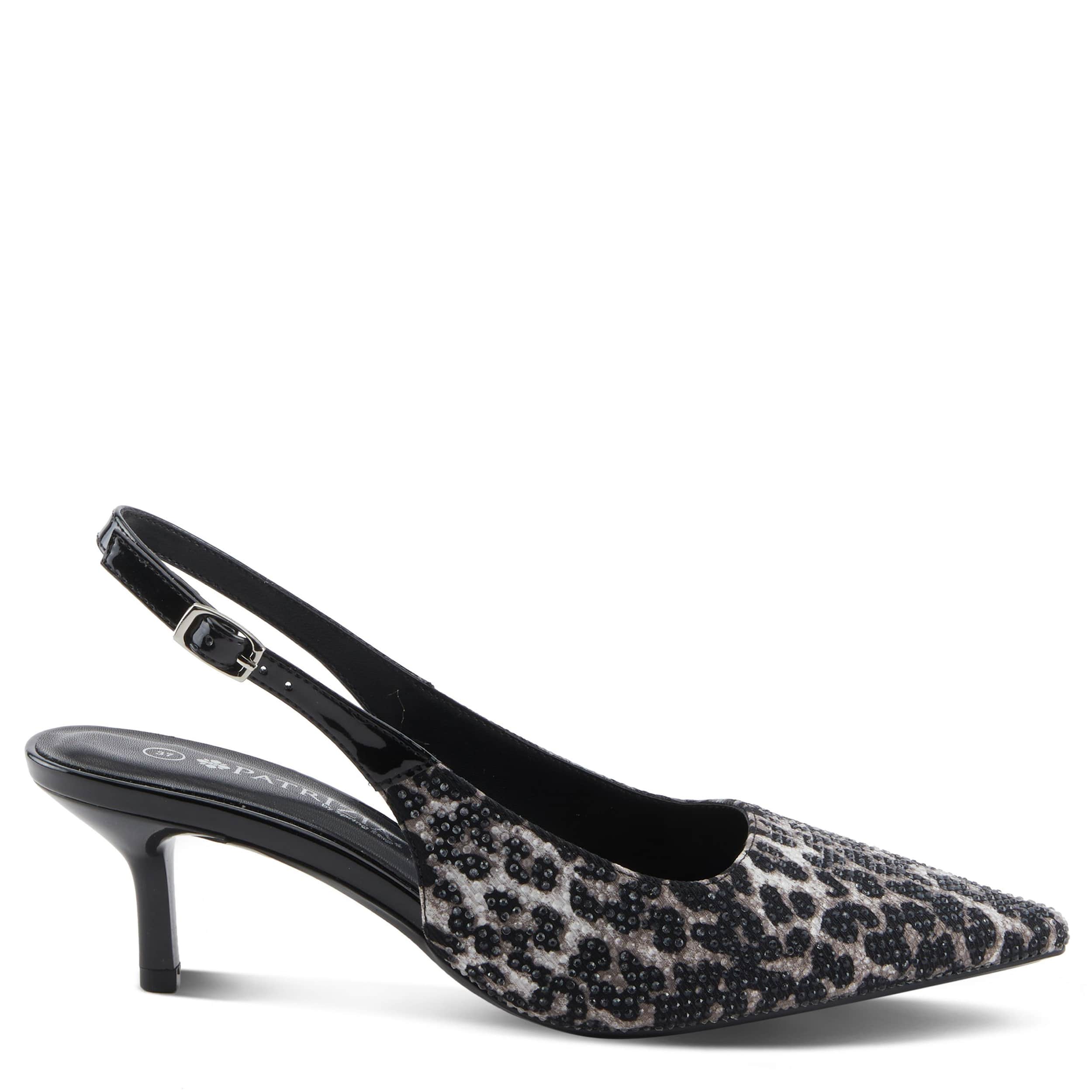 PATRIZIA-WOMENS ENGRES PUMP-BLACK & MULTICOLOR