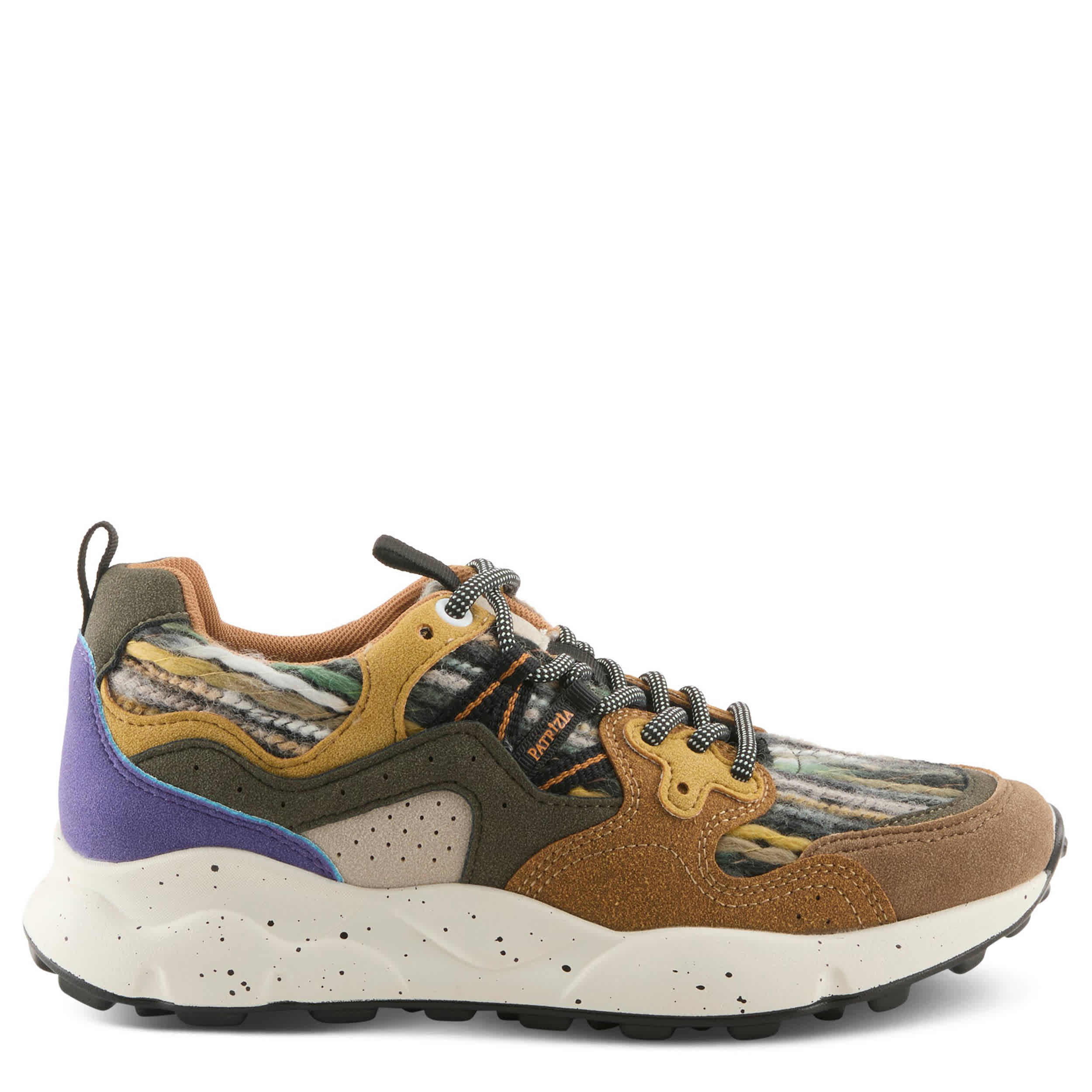 PATRIZIA-WOMENS FLYINGCOLORS SNEAKER-BROWN & MULTICOLOR