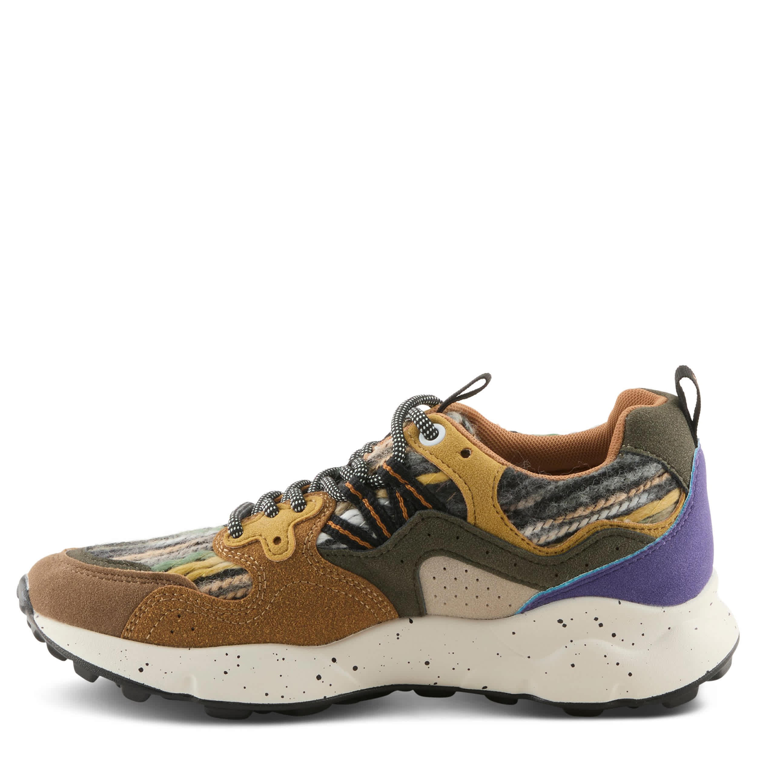 PATRIZIA-WOMENS FLYINGCOLORS SNEAKER-BROWN & MULTICOLOR