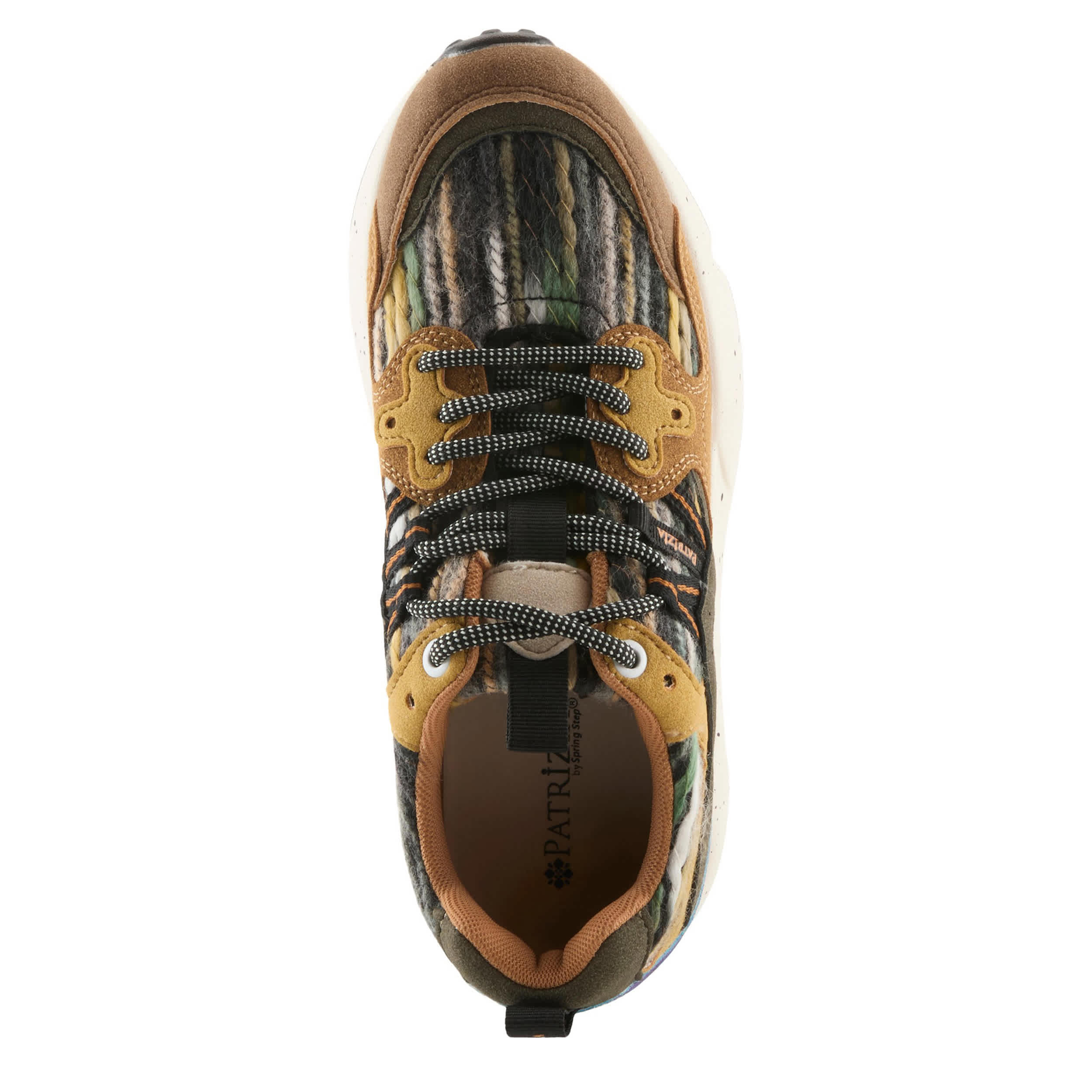 PATRIZIA-WOMENS FLYINGCOLORS SNEAKER-BROWN & MULTICOLOR