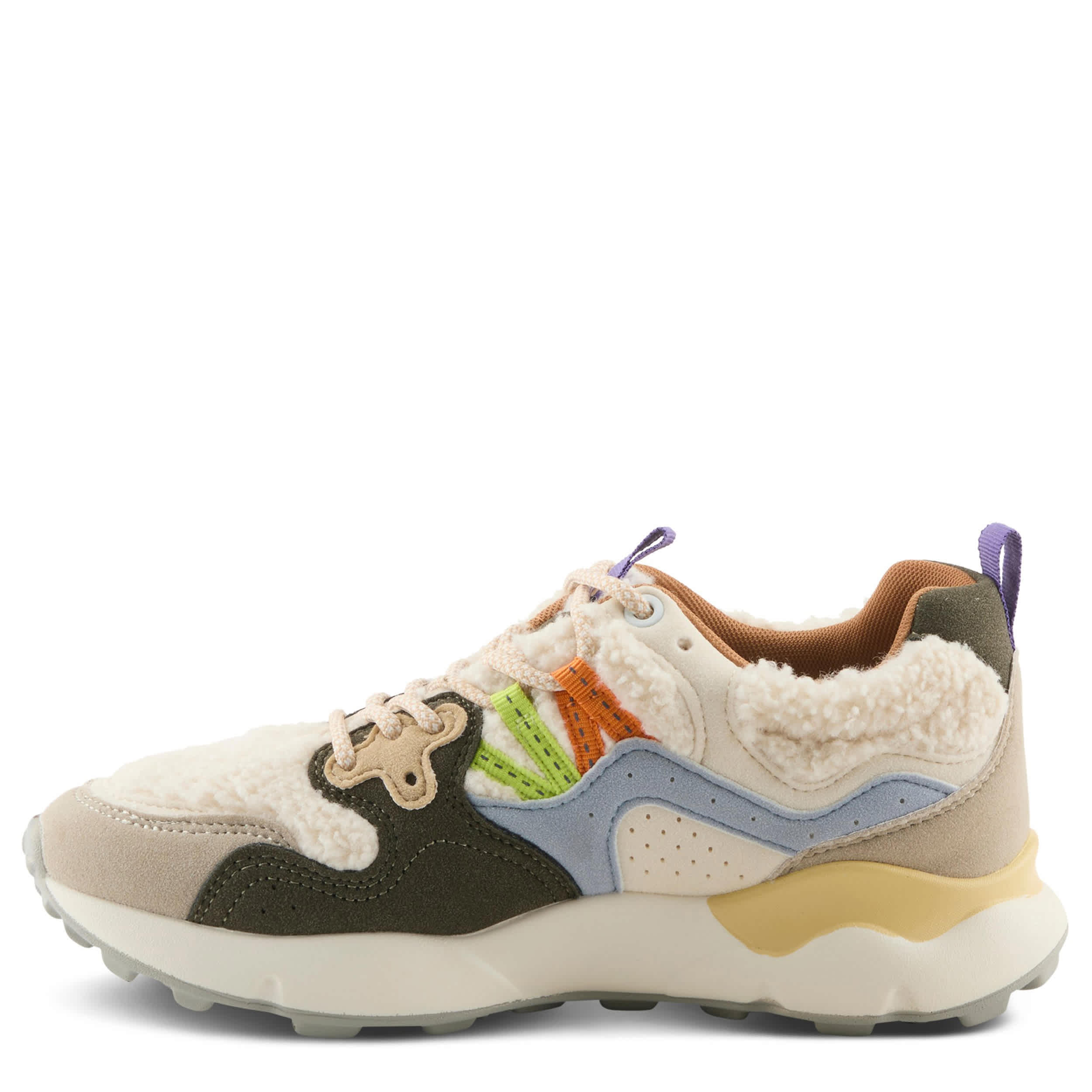 PATRIZIA-WOMENS FLYINGCOLORS SNEAKER-BONE & MULTICOLOR