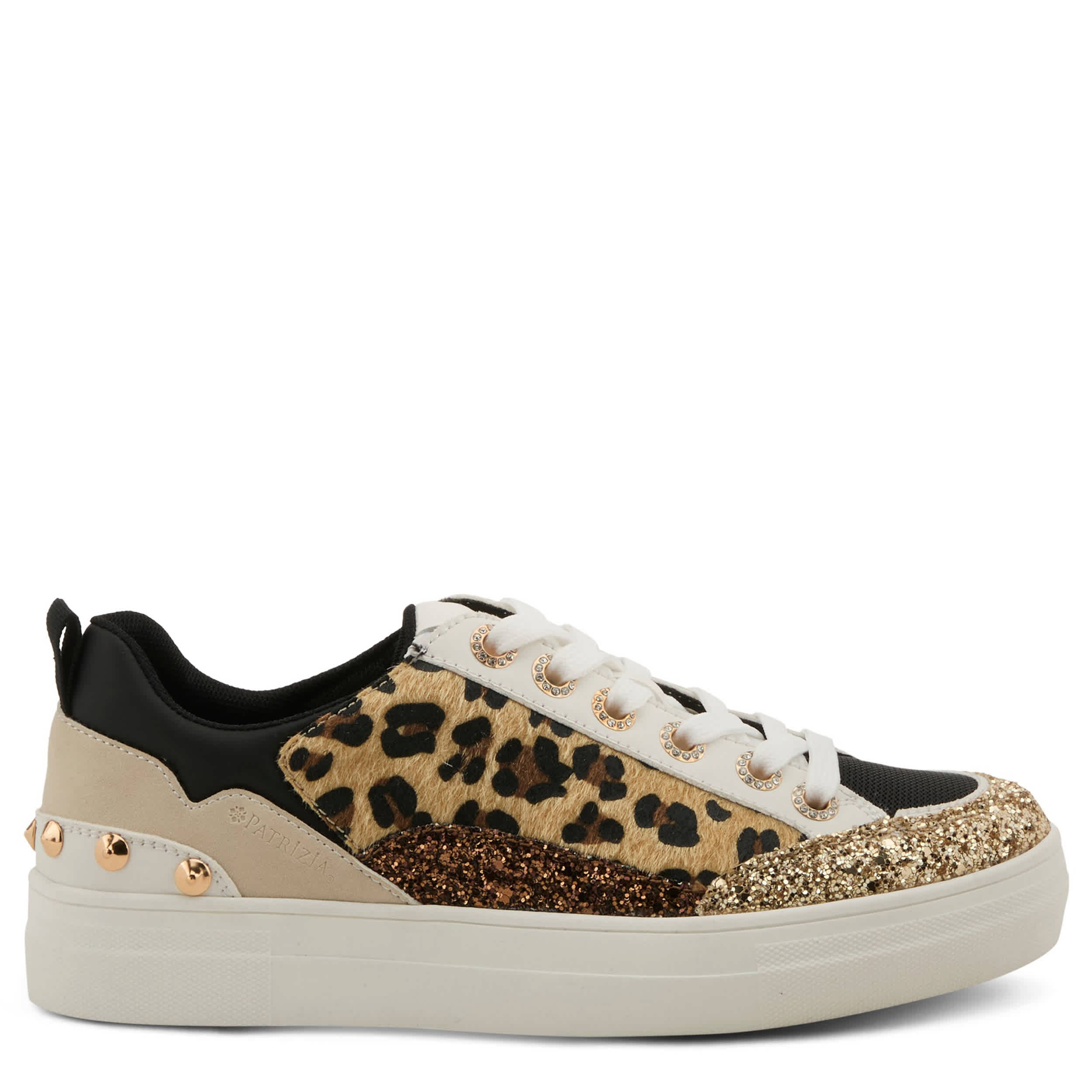 PATRIZIA-WOMENS GASCAR SNEAKER-LEOPARD & 