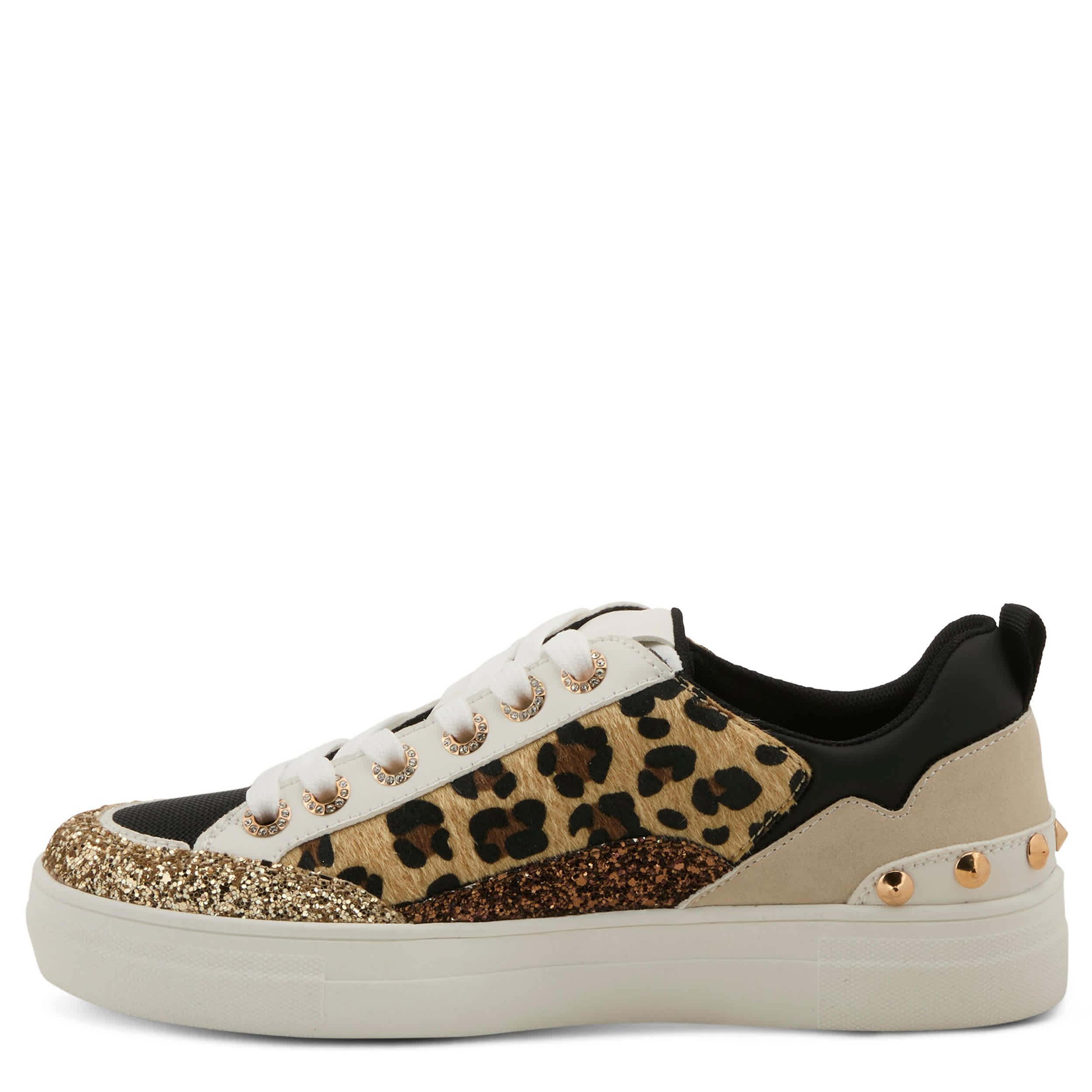 PATRIZIA-WOMENS GASCAR SNEAKER-LEOPARD & 
