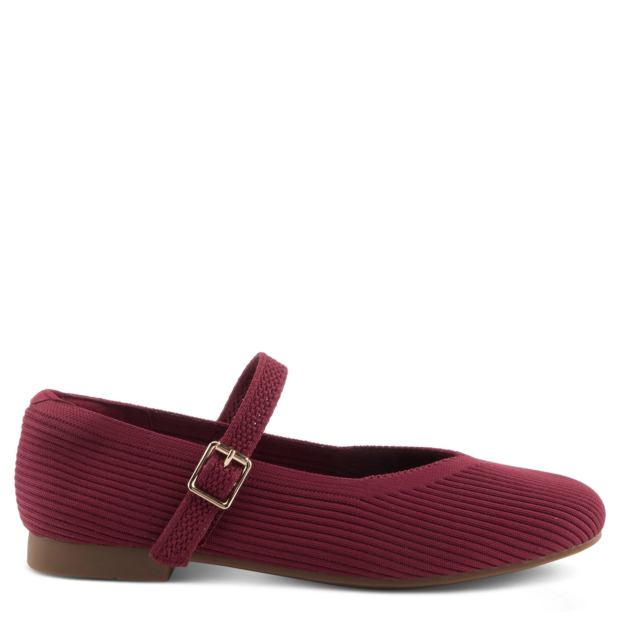 PATRIZIA-WOMENS EMARITH MARY JANE FLAT-BURGUNDY & 