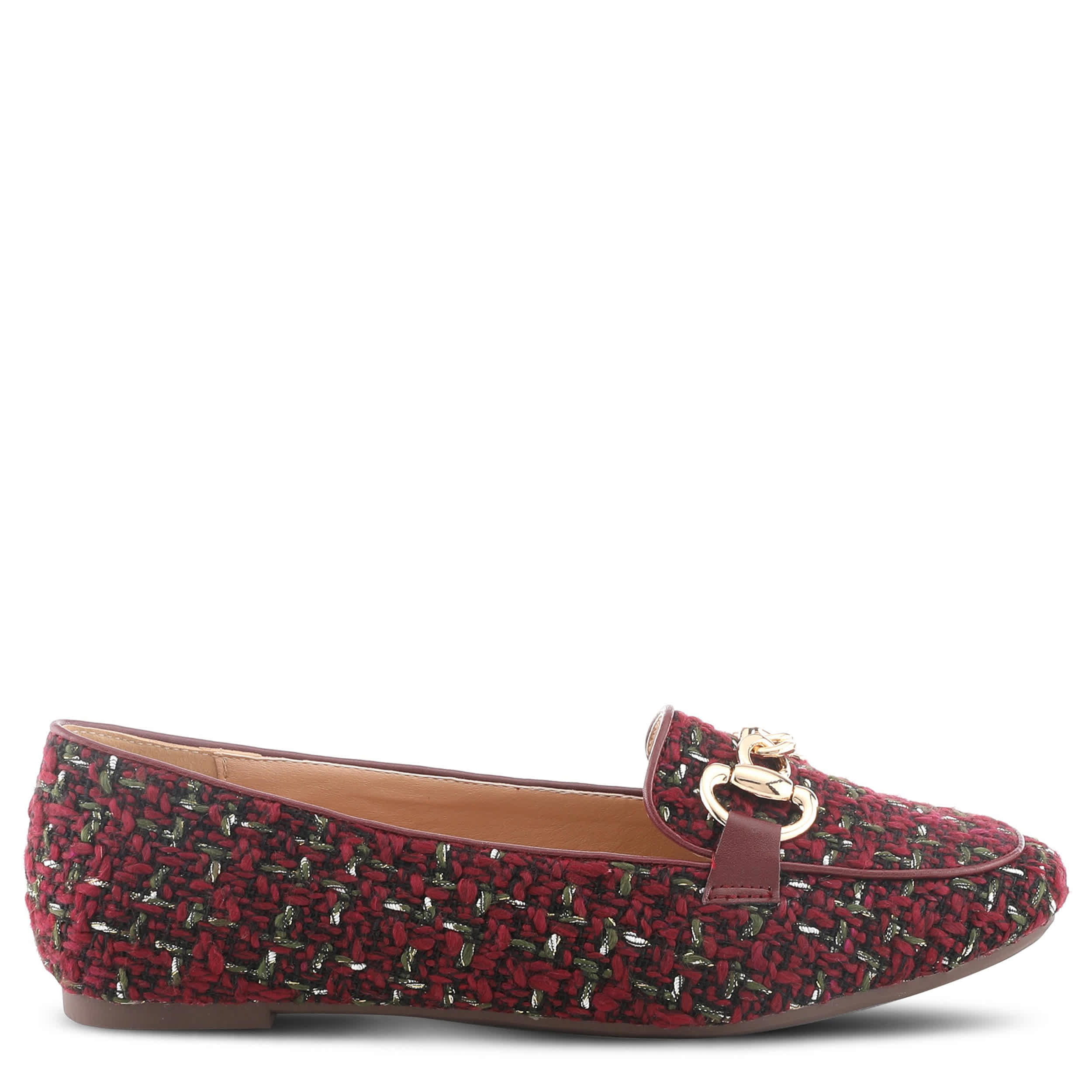 PATRIZIA-WOMENS KNITKNOT LOAFER-BURGUNDY & 