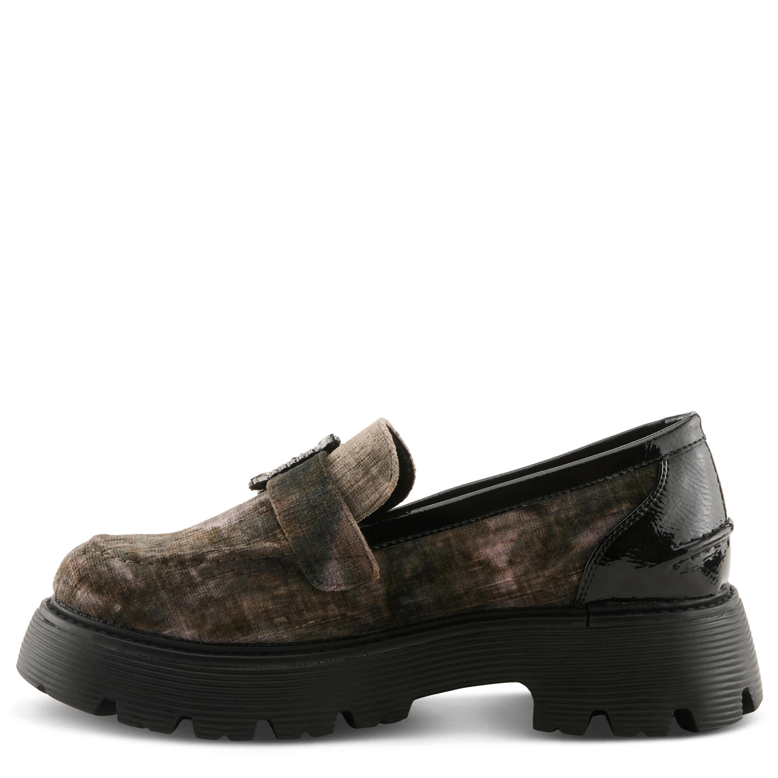 PATRIZIA-WOMENS MORUHA LOAFER-DARK GREEN & 