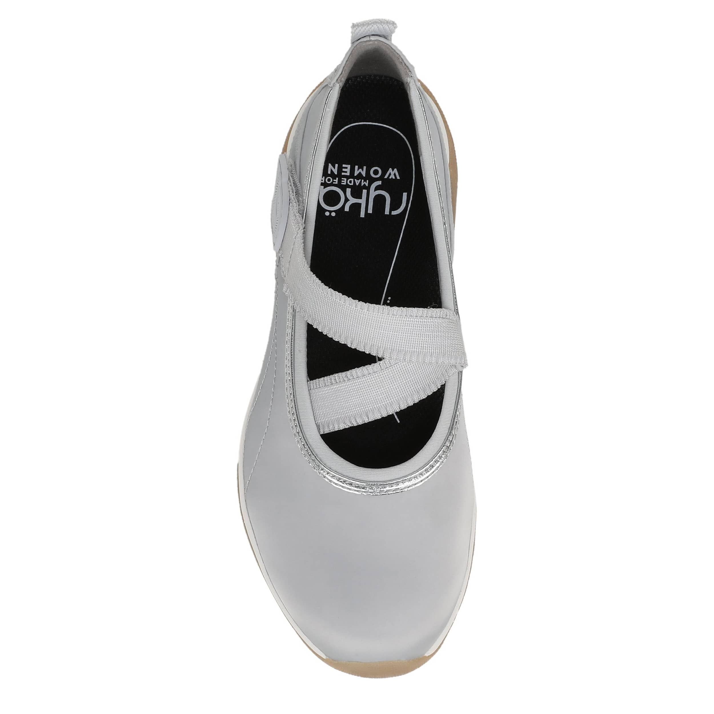 RYKA-WOMENS ERA MARY JANE LUXE SLIP ON SNEAKER-SILVER & 