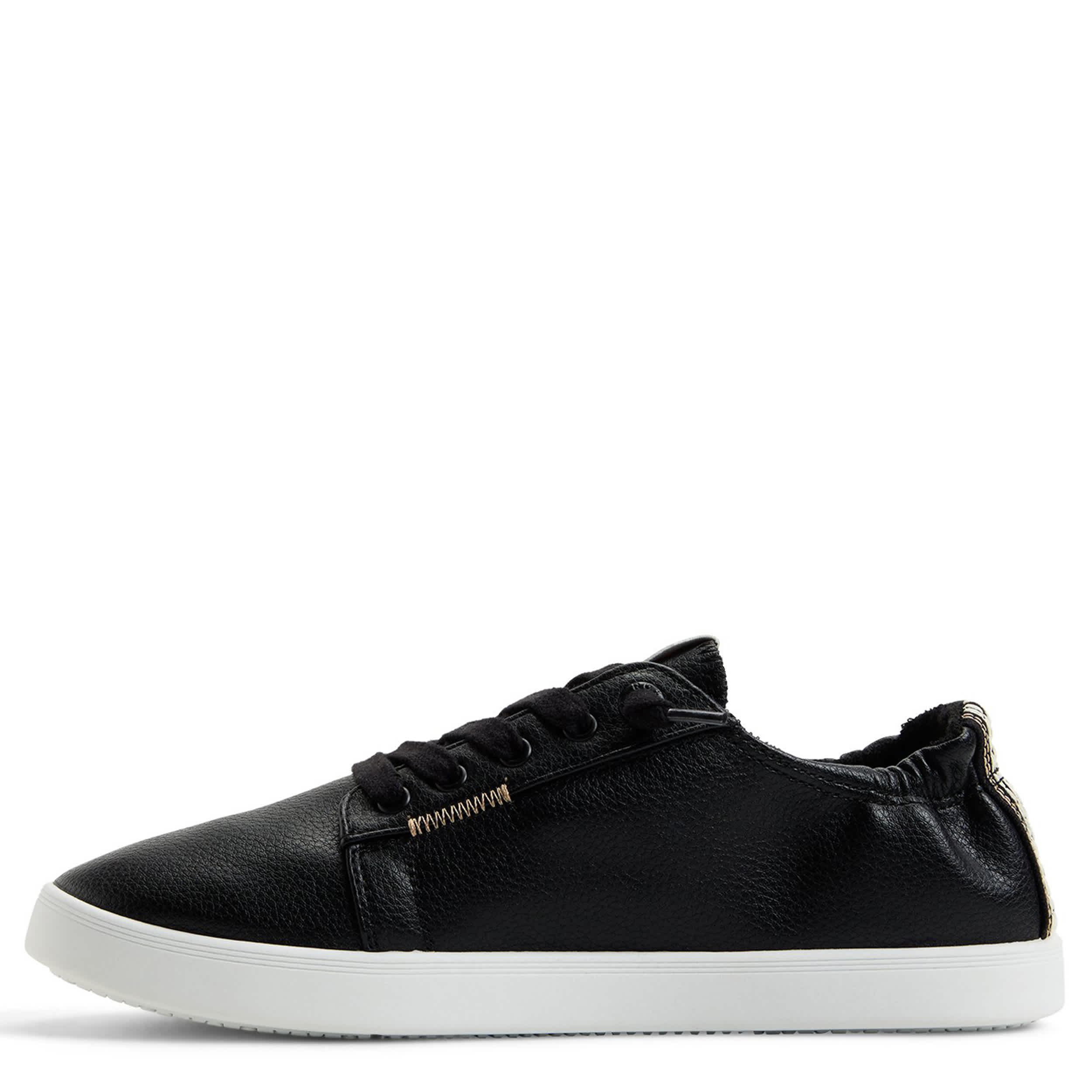ROXY-WOMENS MAUKA SLIP ON SNEAKER-BLACK & 