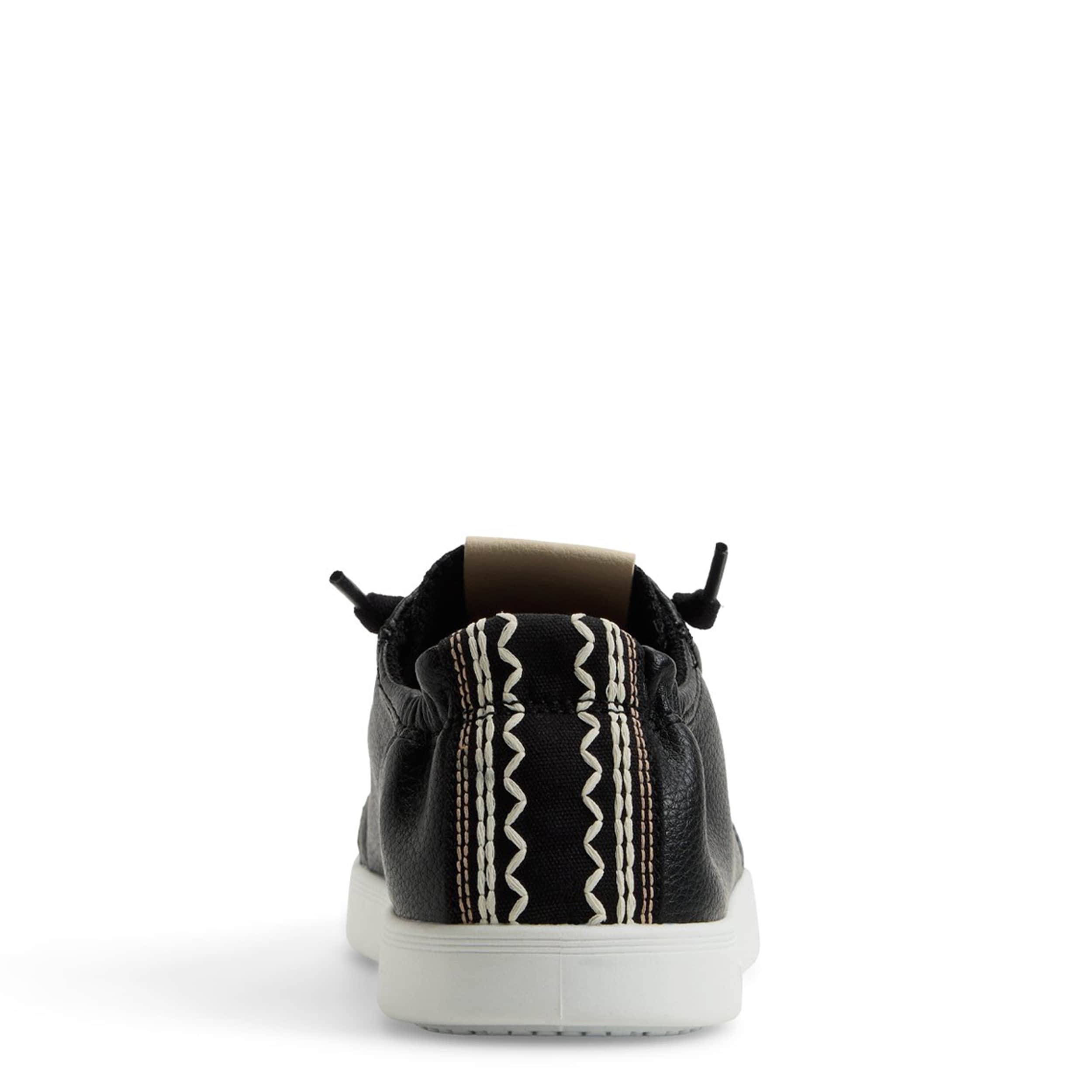 ROXY-WOMENS MAUKA SLIP ON SNEAKER-BLACK & 