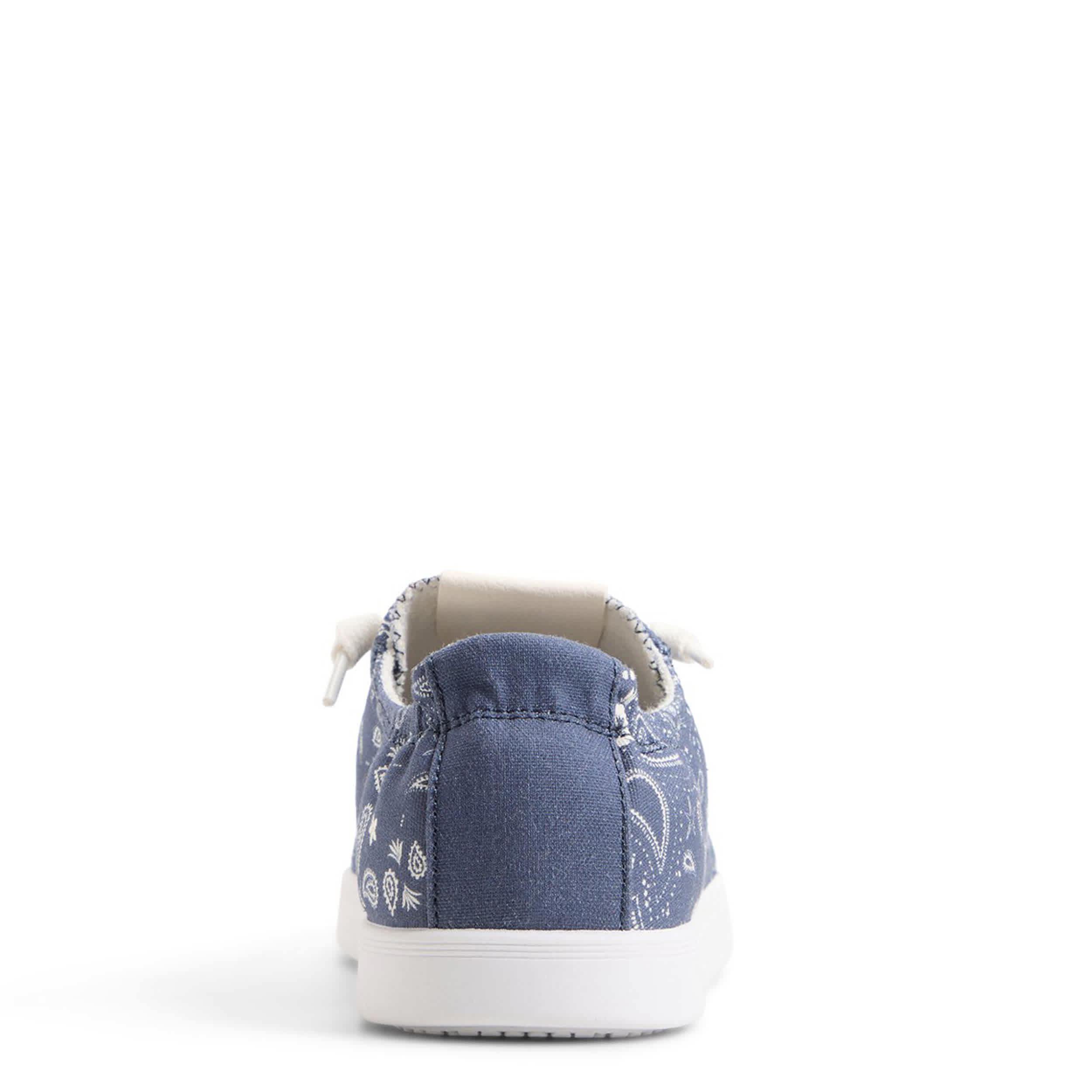 ROXY-WOMENS MAUKA SLIP ON SNEAKER-BLUE & 