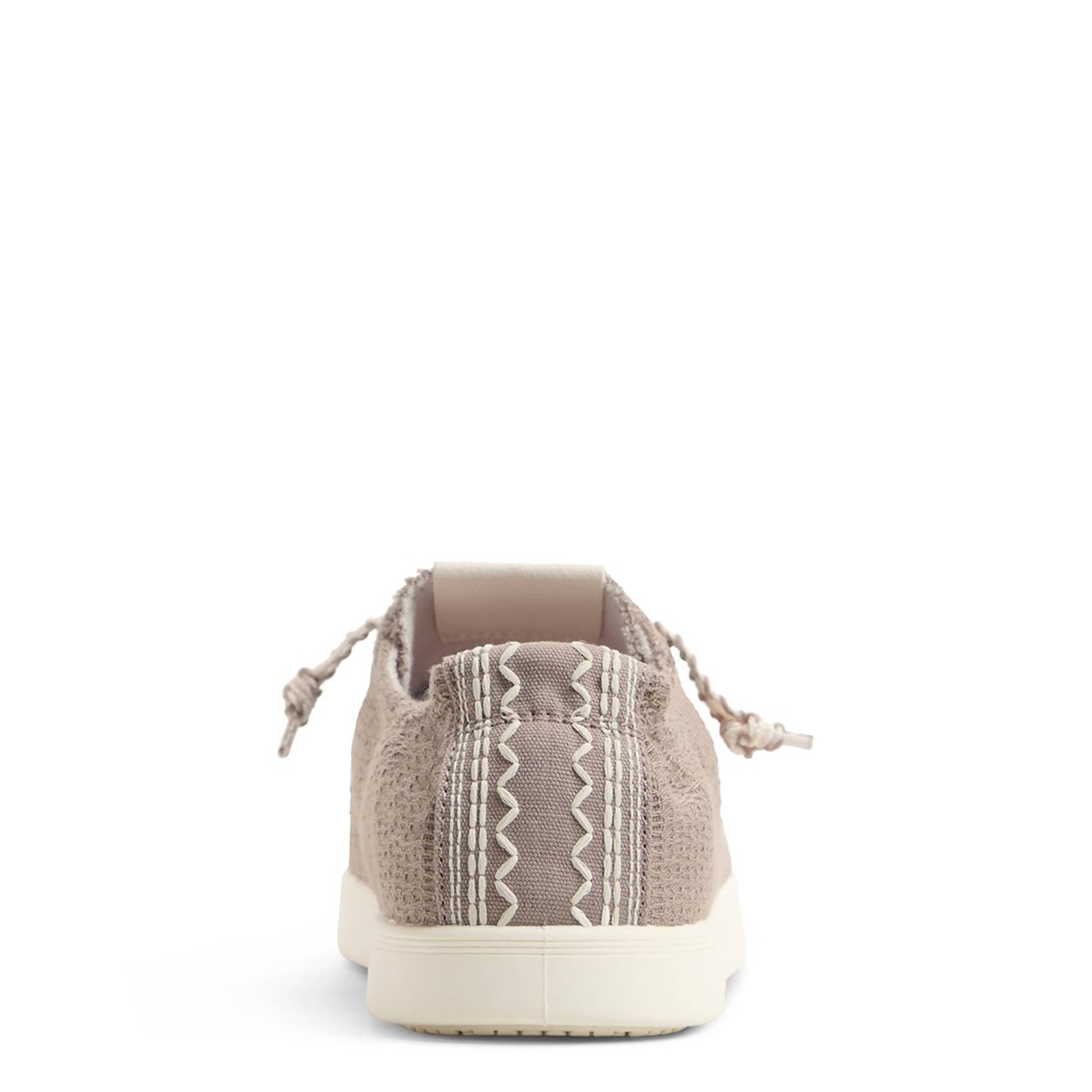ROXY-WOMENS MAUKA SLIP ON SNEAKER-TAUPE & 
