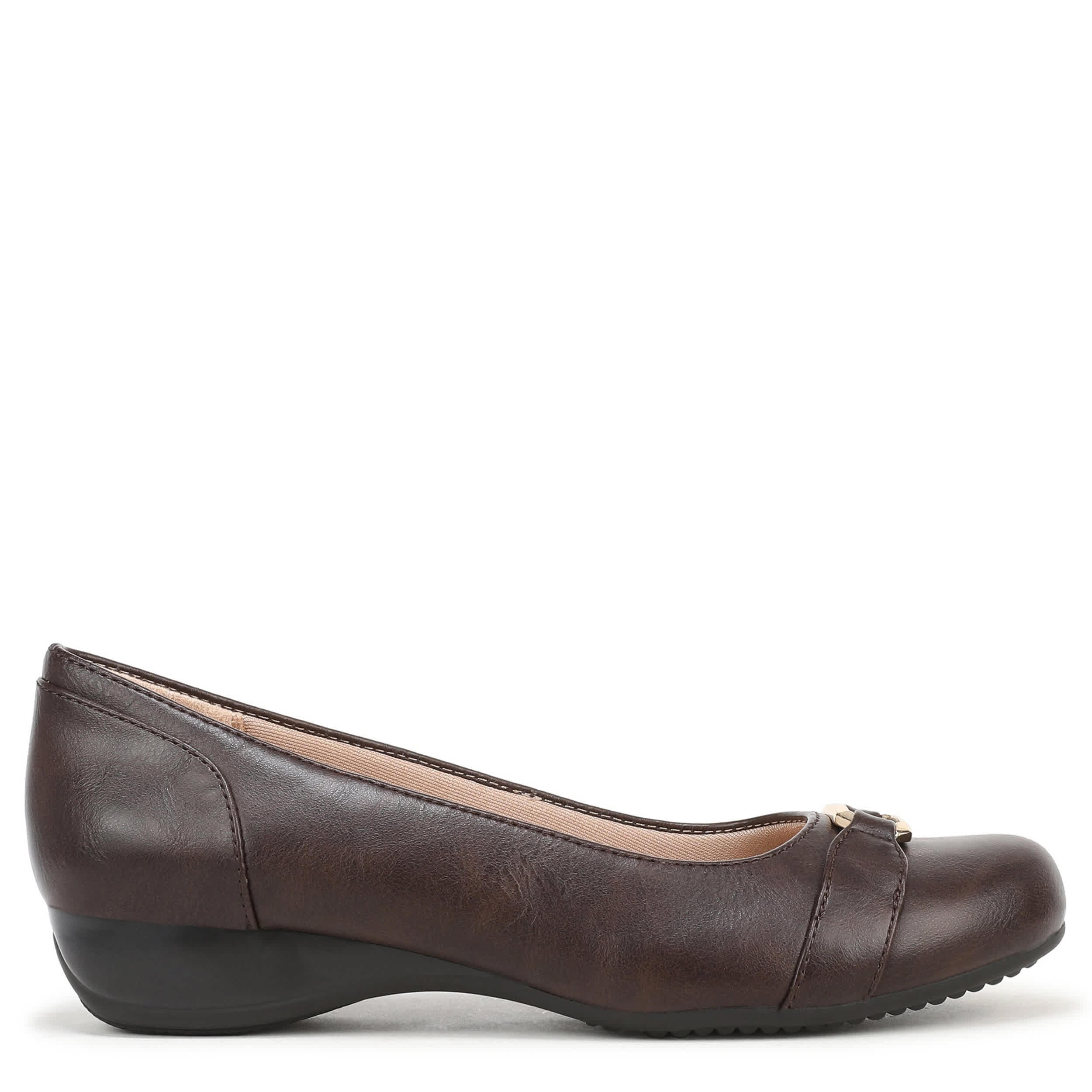 LIFESTRIDE-WOMENS DANIELA FLAT-DARK BROWN & 