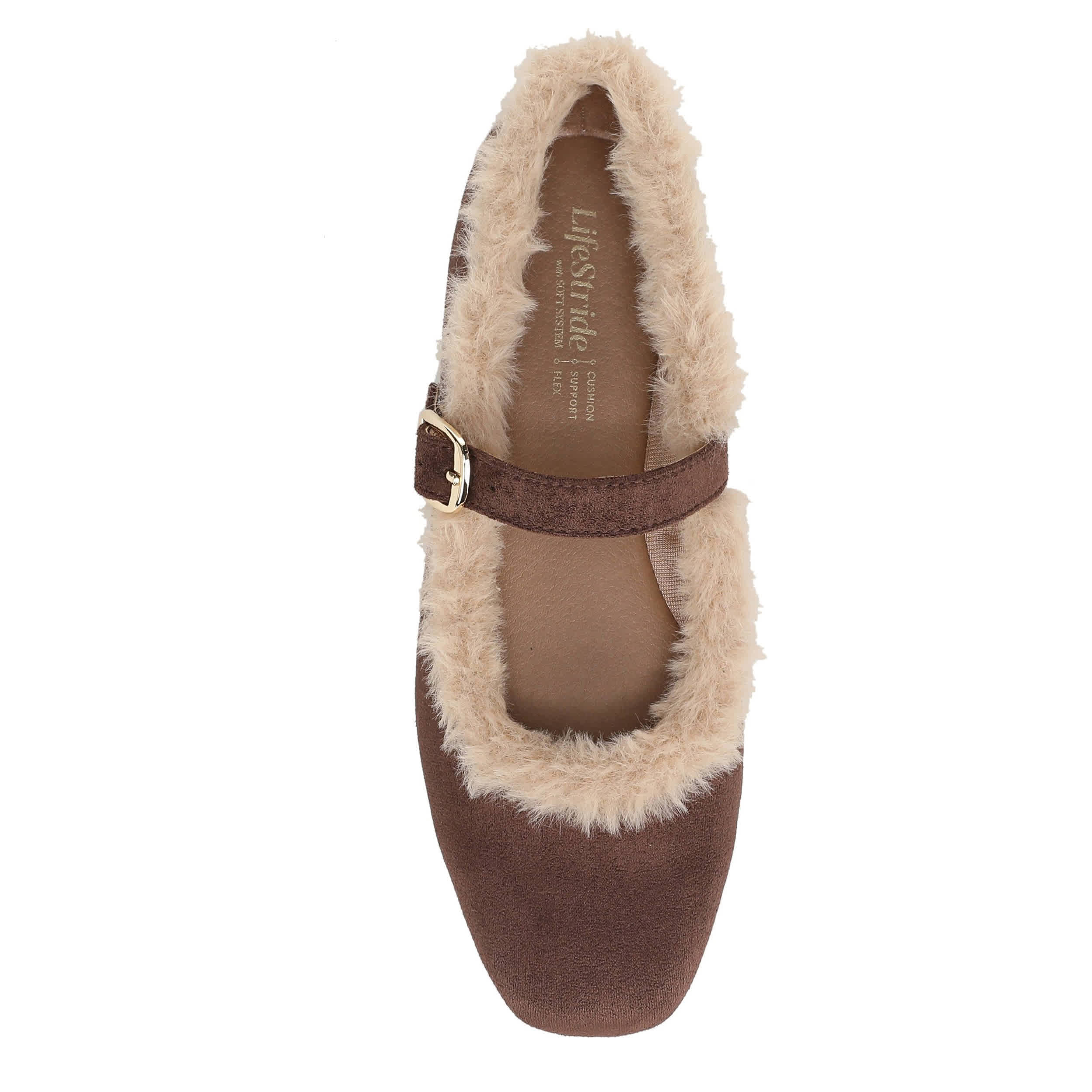 LIFESTRIDE-WOMENS BELOVED 3 FLAT-BROWN & 