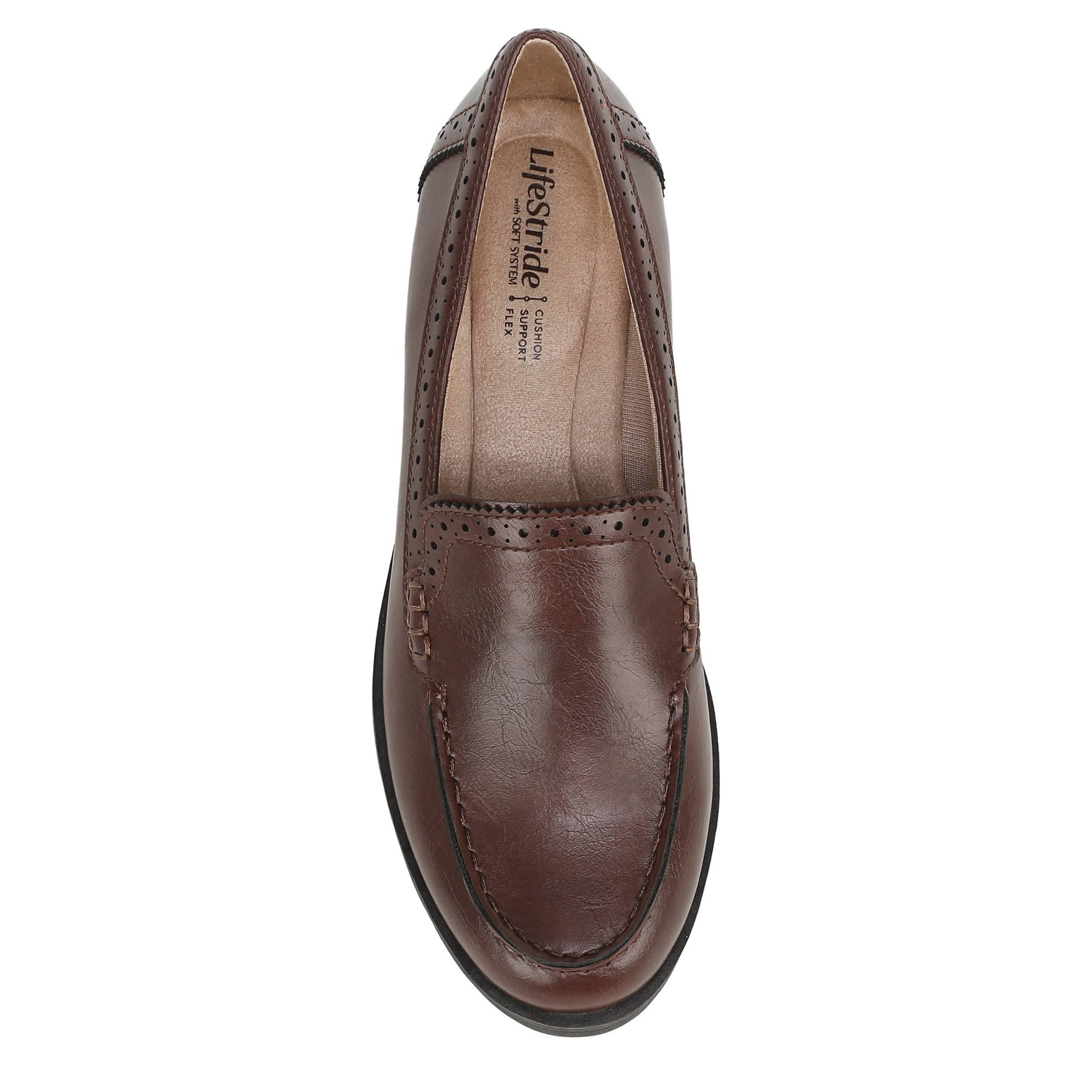 LIFESTRIDE-WOMENS LONDON 4 LOAFER-CHESTNUT & 