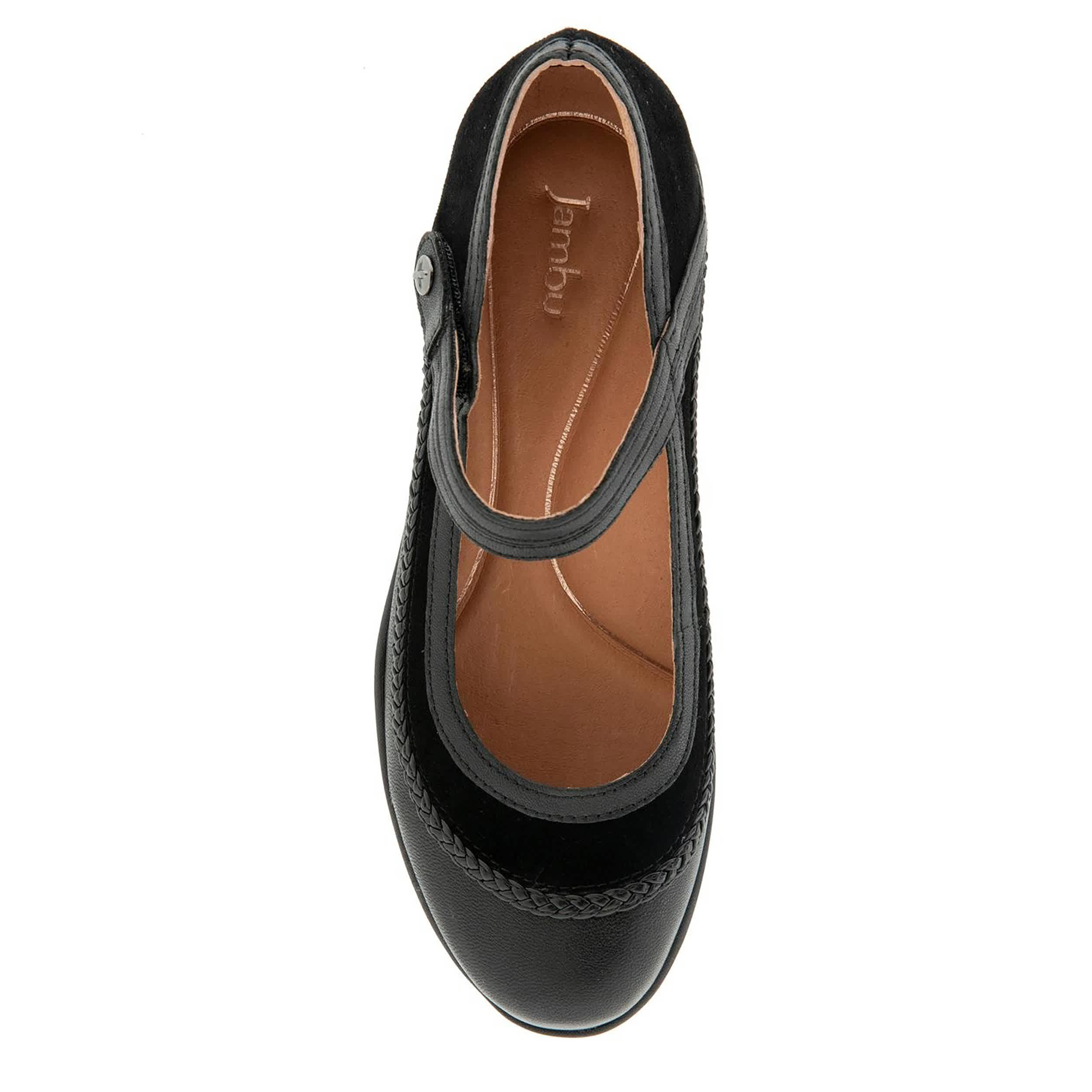 JAMBU-WOMENS TERRALILLY MARY JANE FLAT-BLACK & 