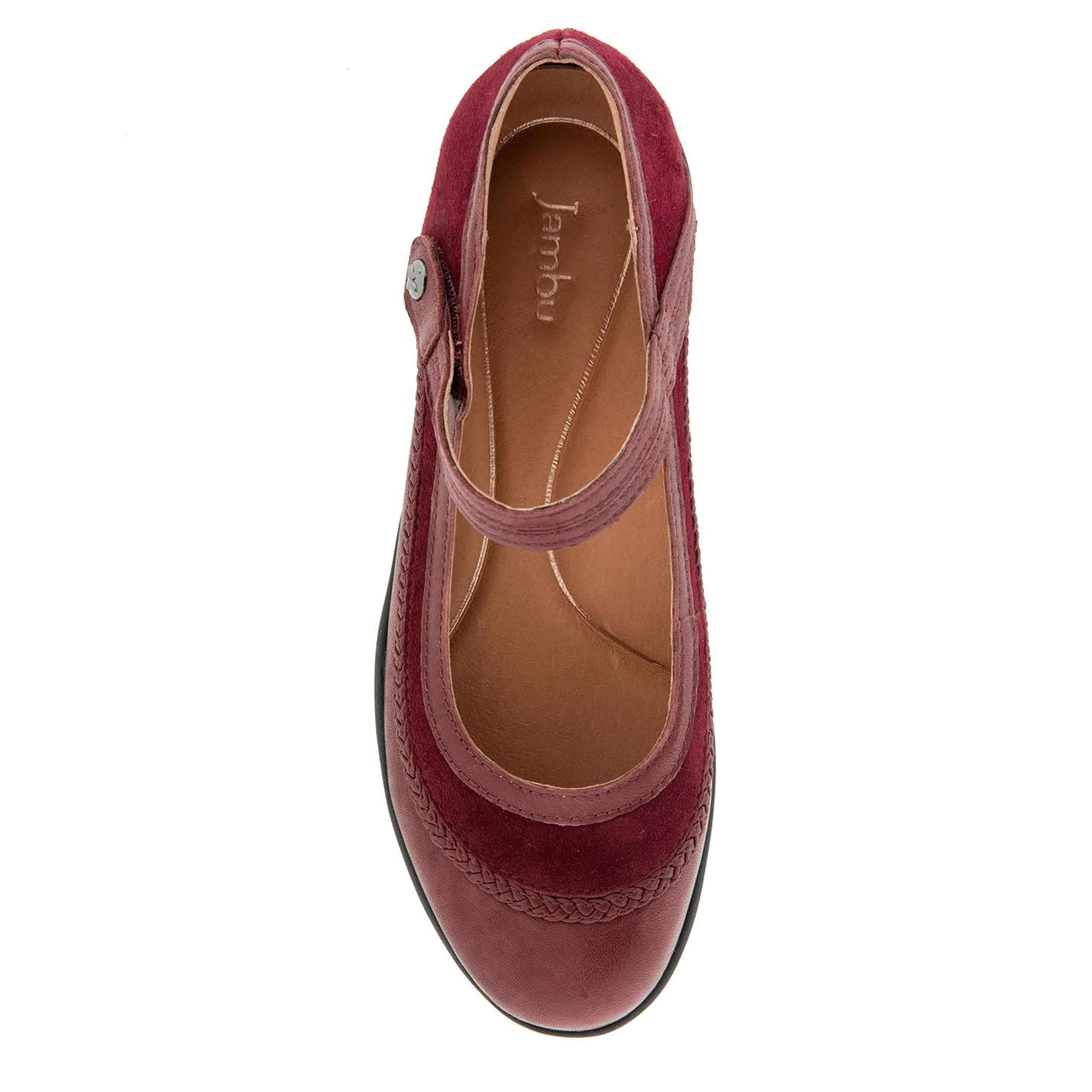 JAMBU-WOMENS TERRALILLY MARY JANE FLAT-WINE & 