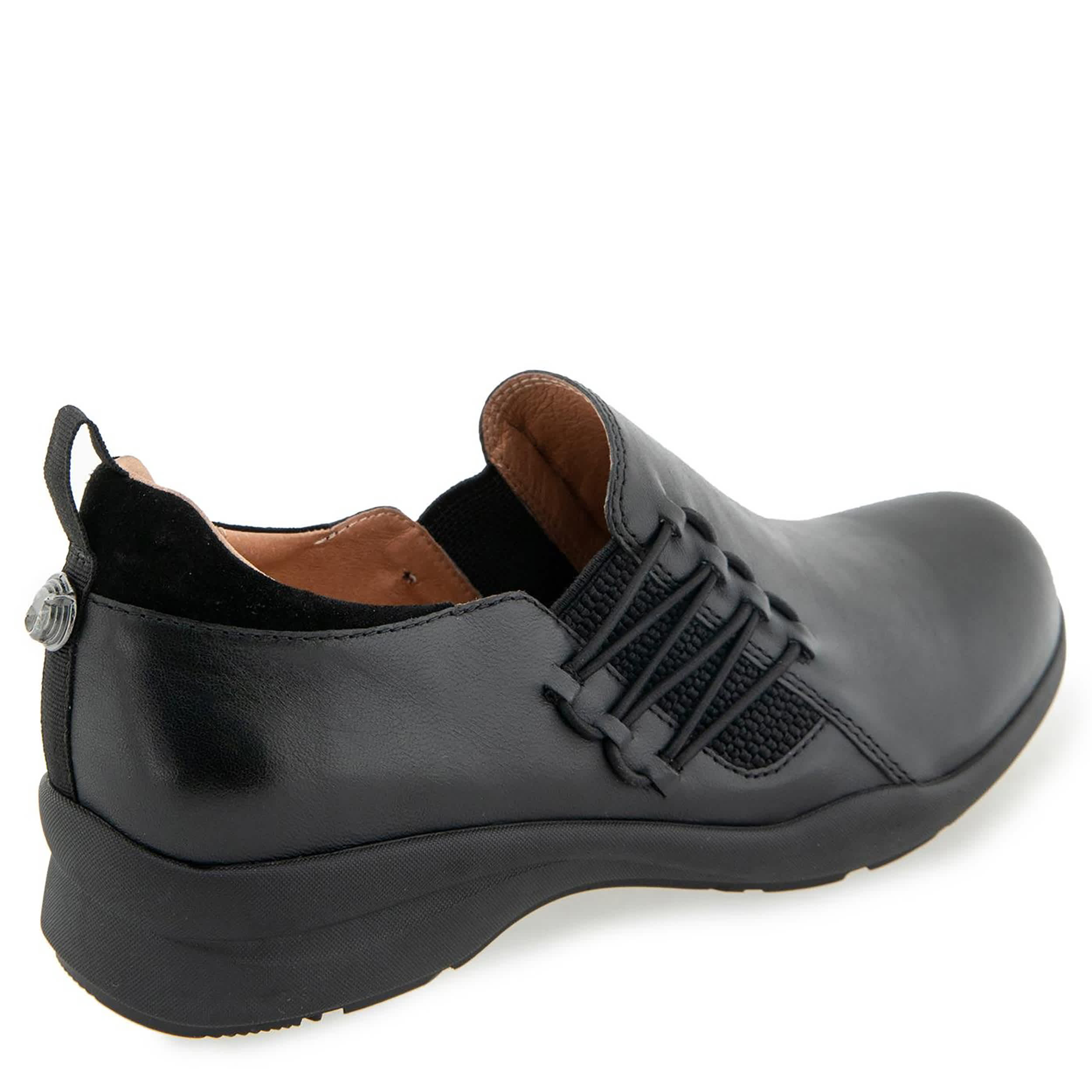 JAMBU-WOMENS TERRAROSE SLIP ON SNEAKER-BLACK & 