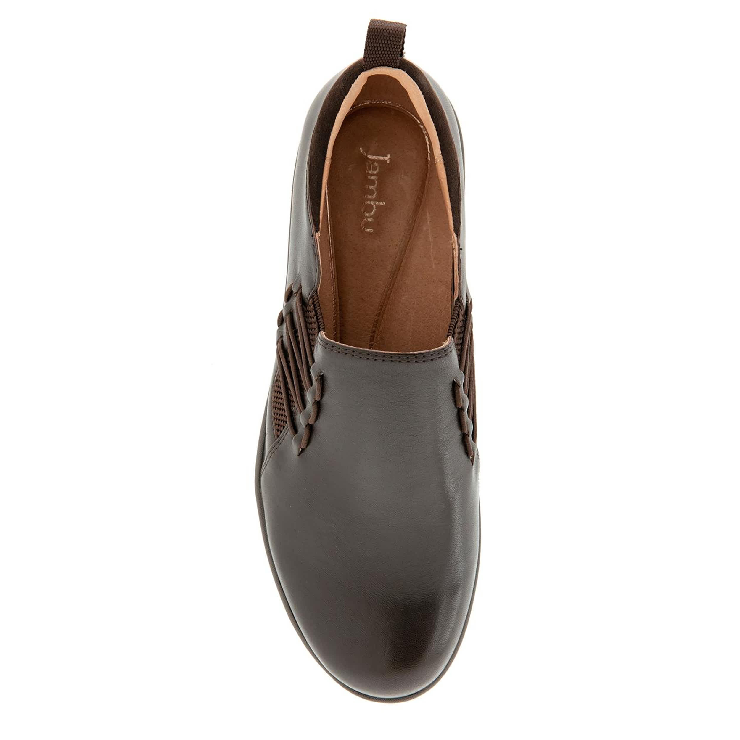 JAMBU-WOMENS TERRAROSE SLIP ON SNEAKER-BROWN & 