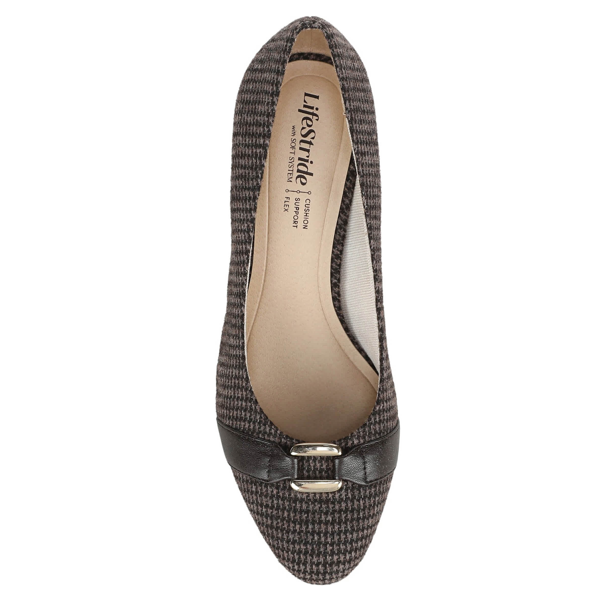 LIFESTRIDE-WOMENS TAVI PUMP-DARK BROWN & 