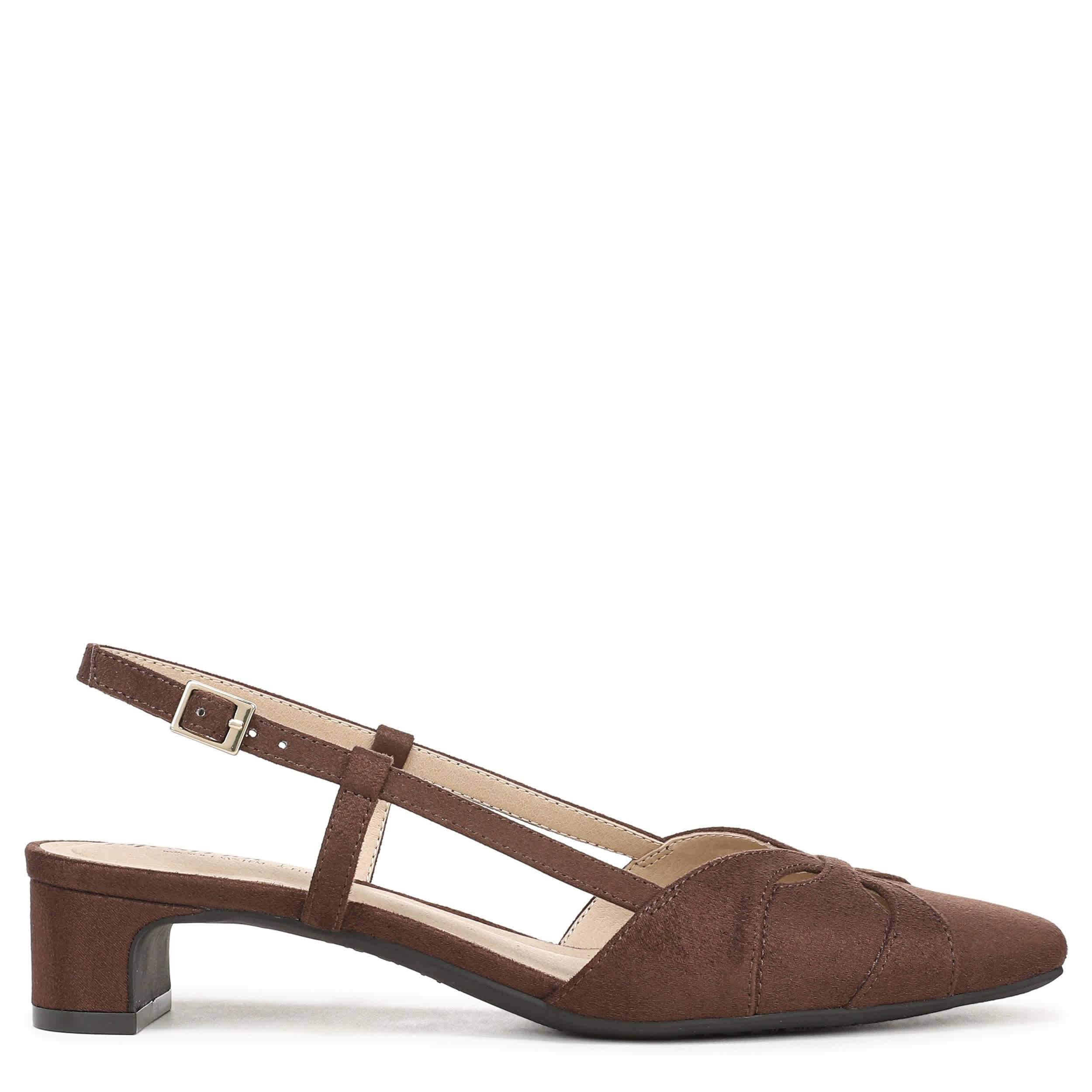 LIFESTRIDE-WOMENS LANDON PUMP-BROWN & 