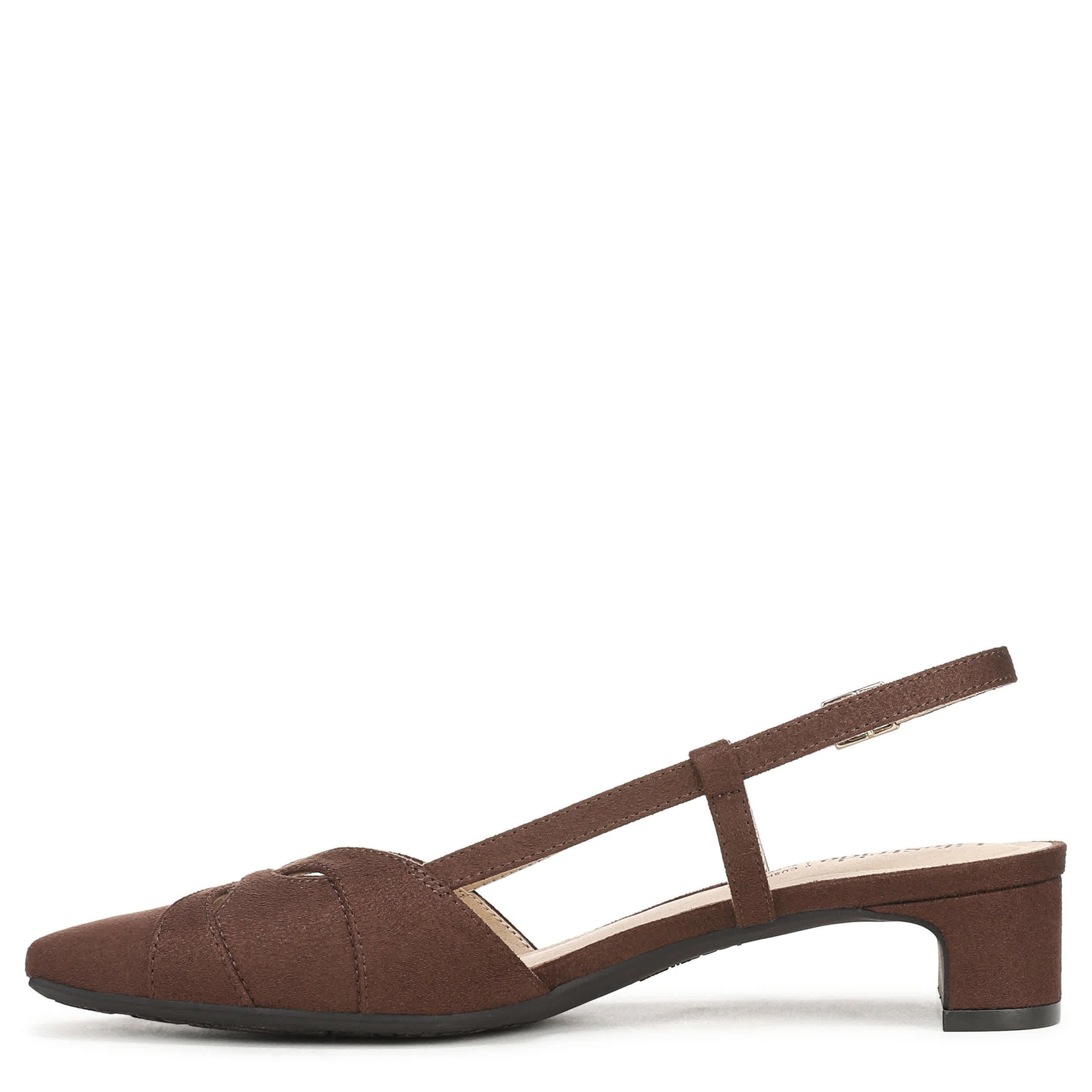 LIFESTRIDE-WOMENS LANDON PUMP-BROWN & 