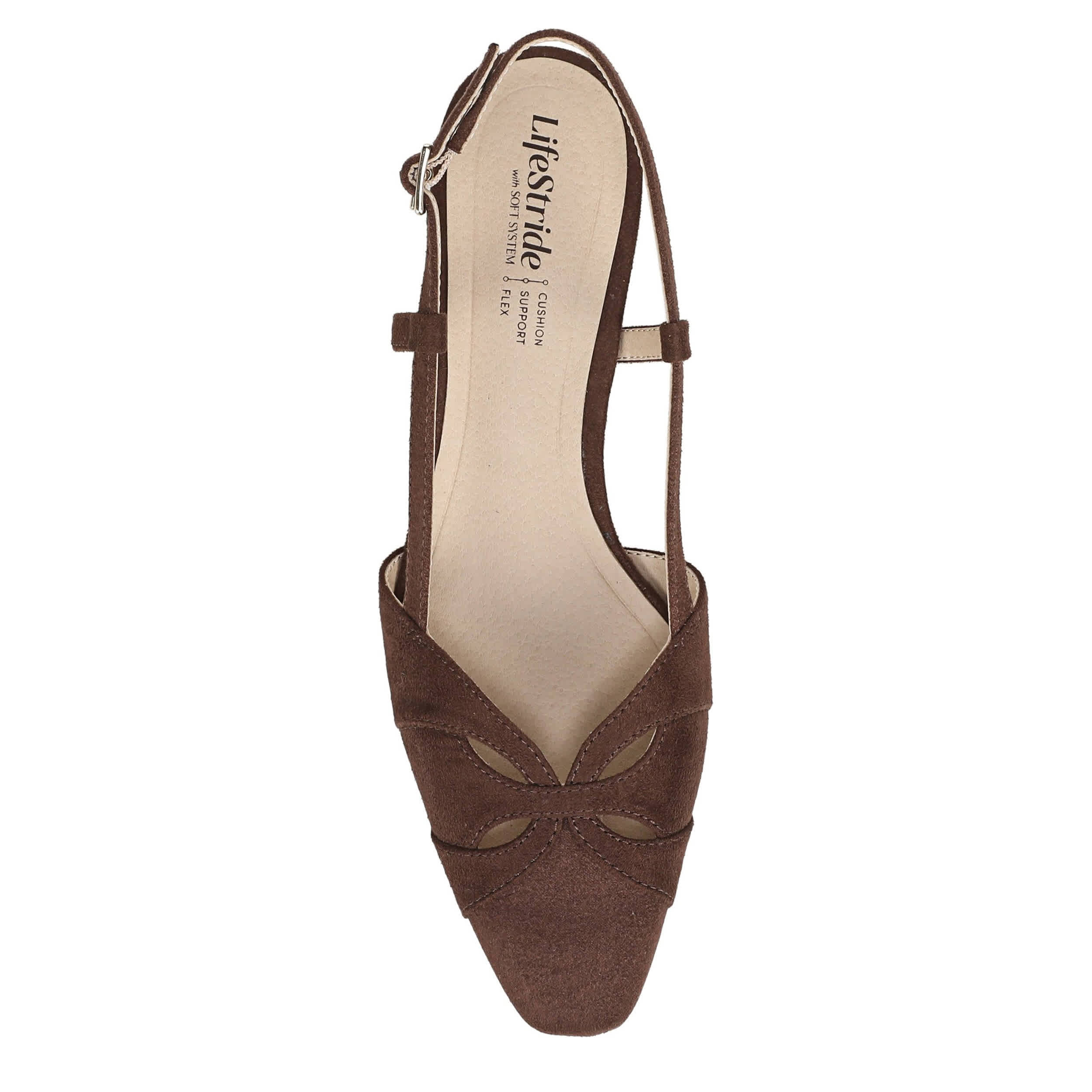 LIFESTRIDE-WOMENS LANDON PUMP-BROWN & 