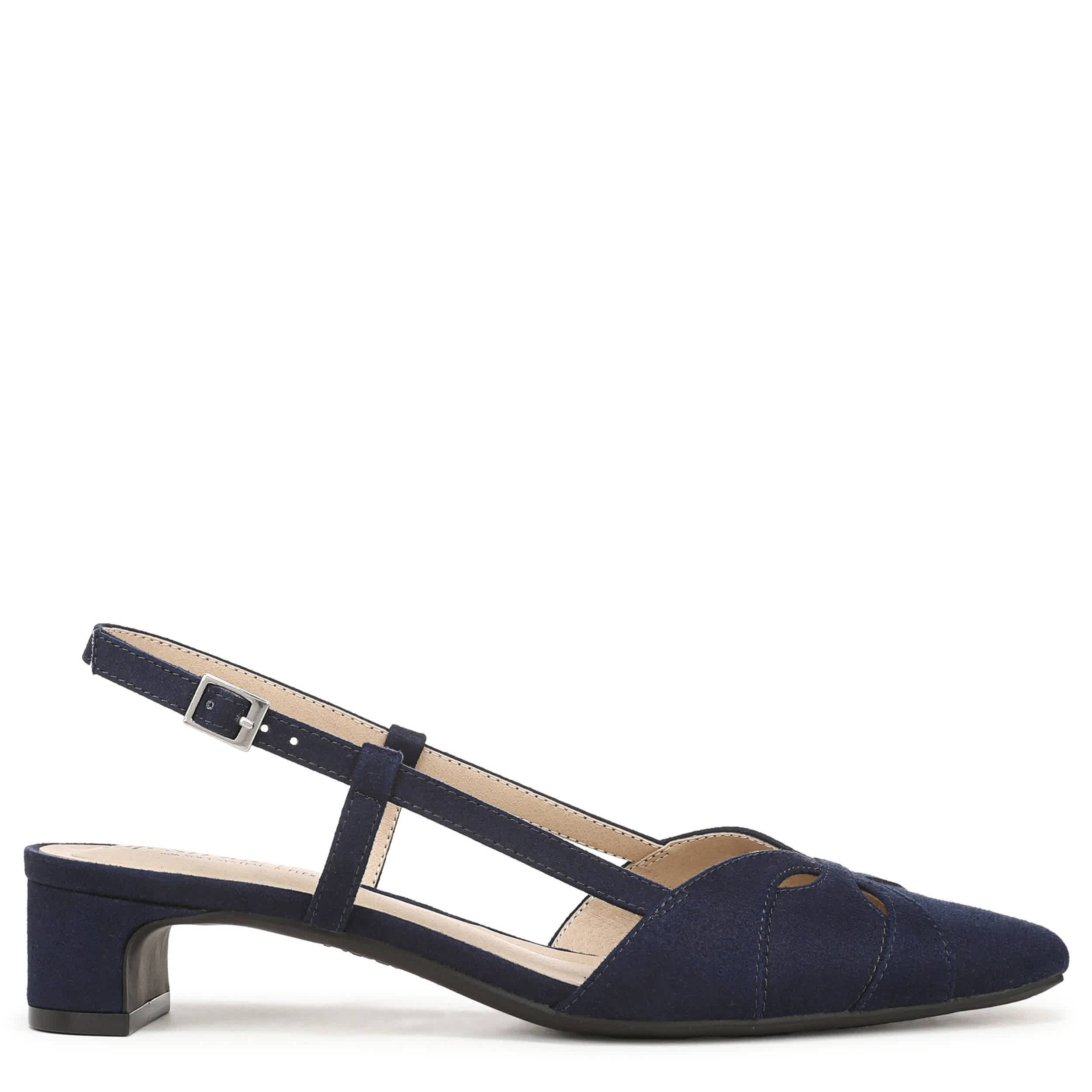 LIFESTRIDE-WOMENS LANDON PUMP-DARK BLUE & 