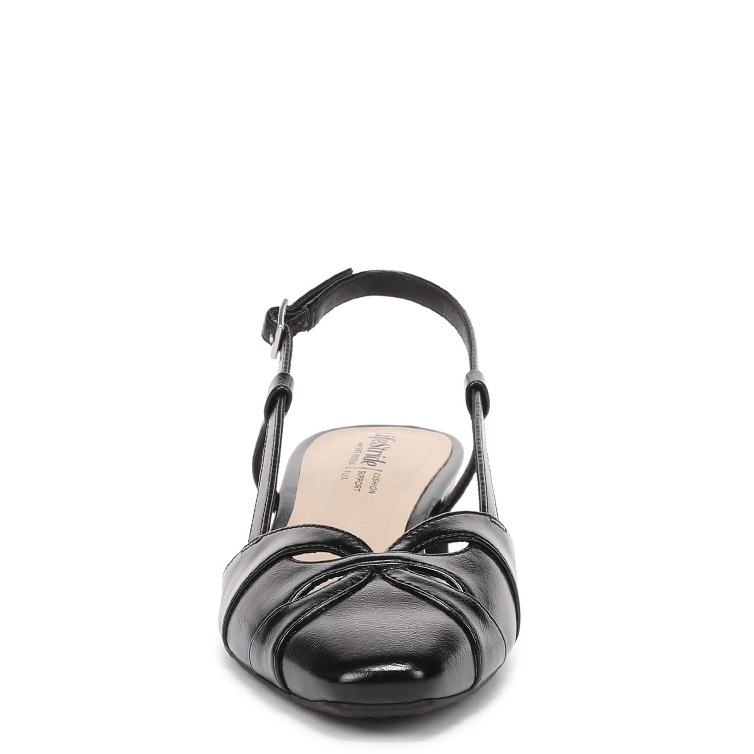 LIFESTRIDE-WOMENS LANDON PUMP-BLACK & 