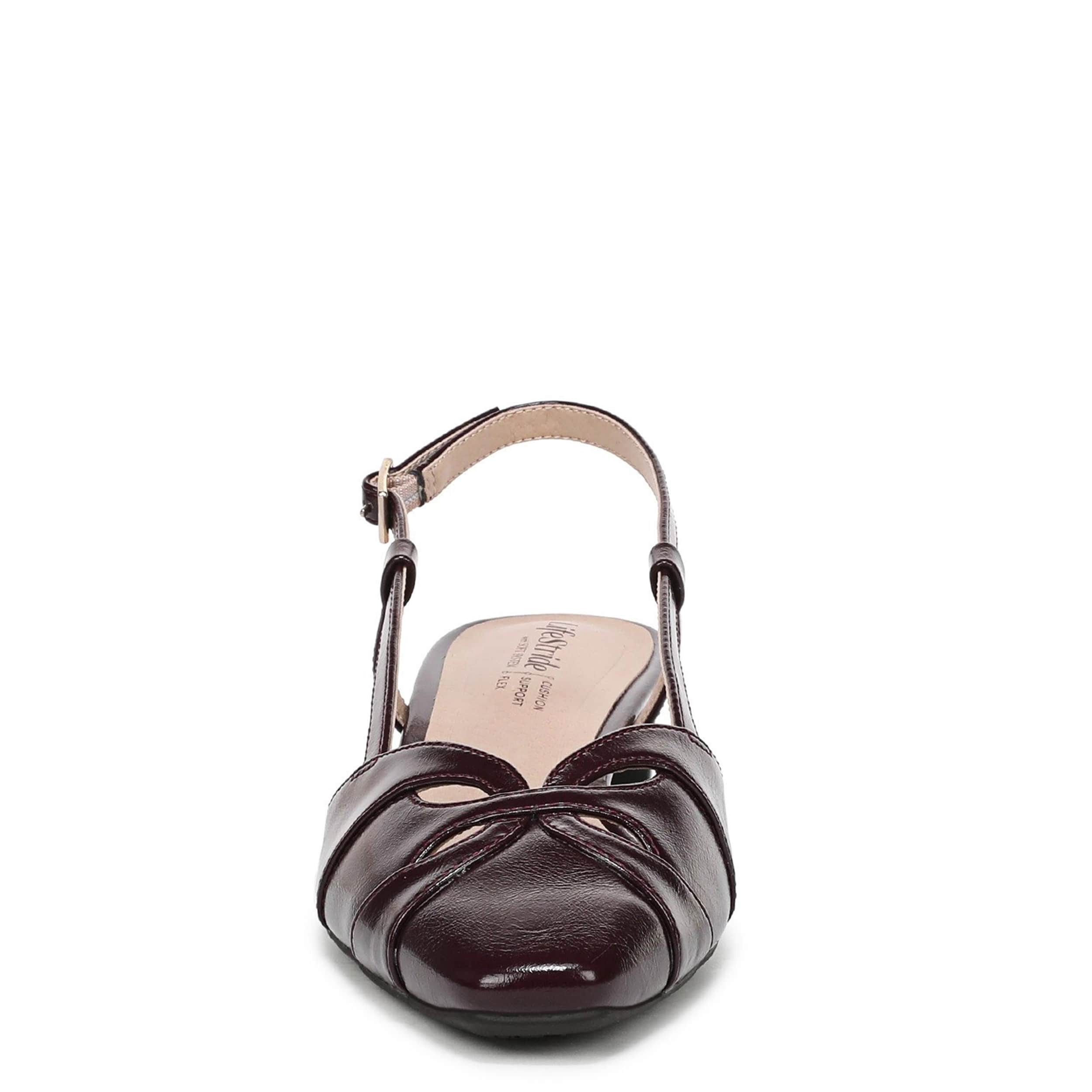 LIFESTRIDE-WOMENS LANDON PUMP-CHOCOLATE & 
