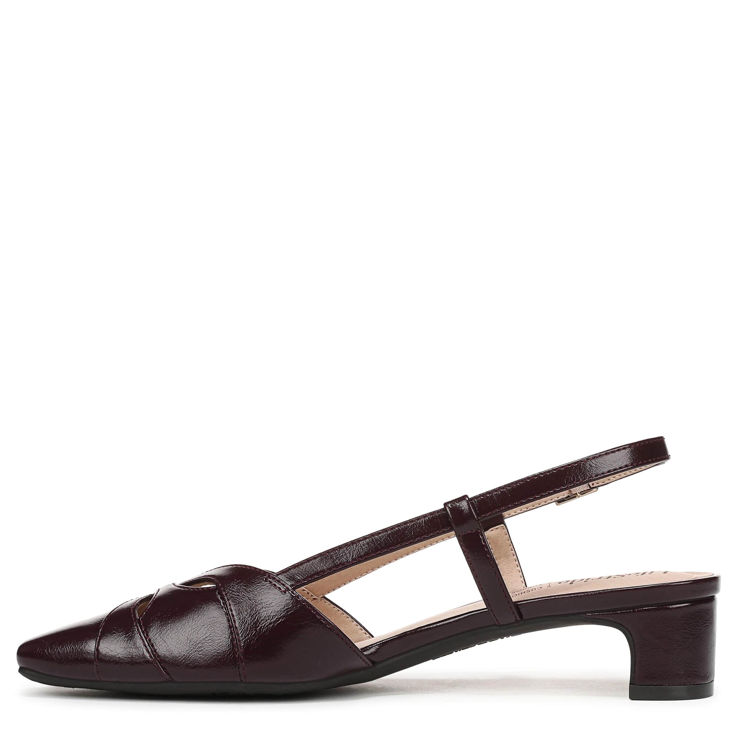 LIFESTRIDE-WOMENS LANDON PUMP-CHOCOLATE & 