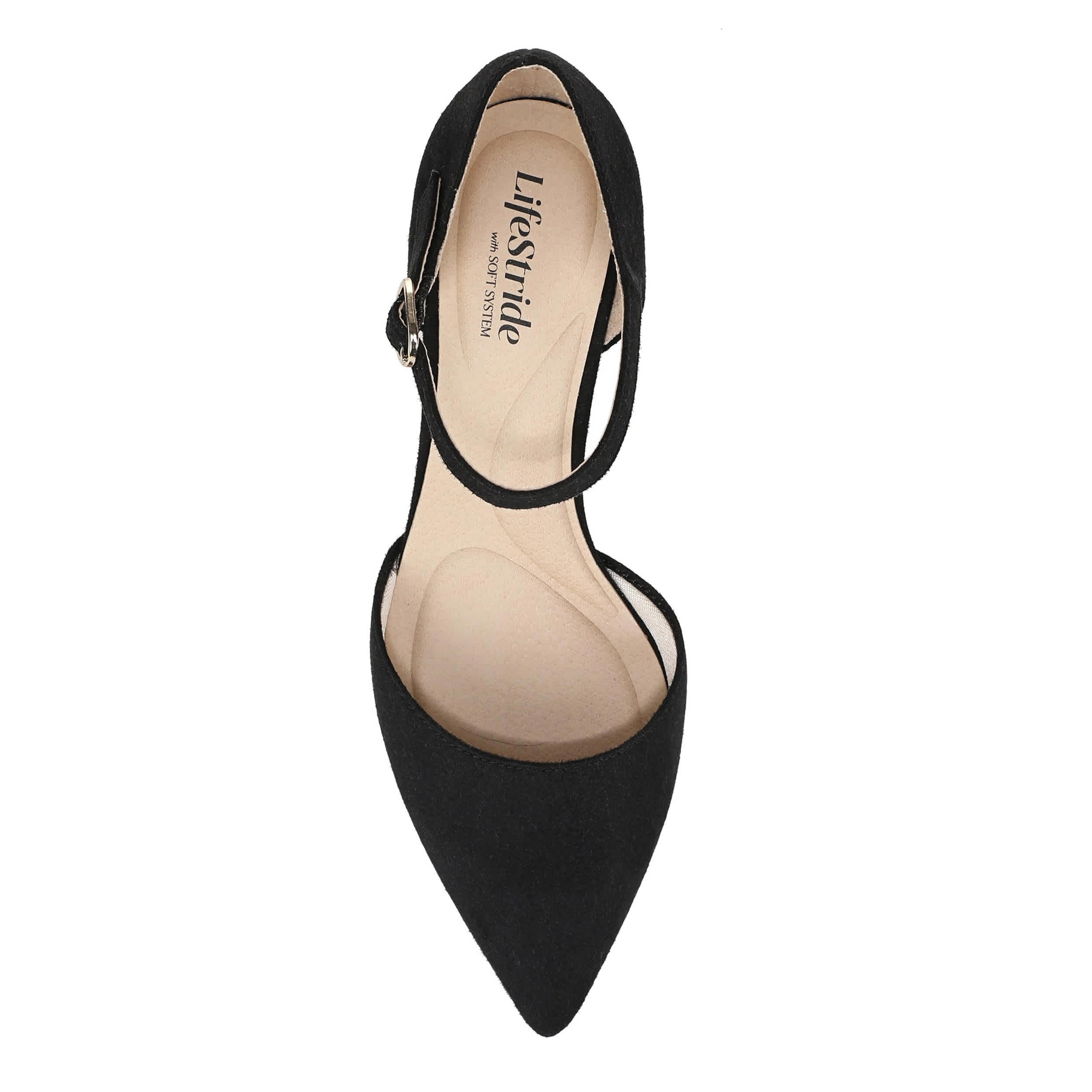 LIFESTRIDE-WOMENS RYLEE PUMP-BLACK & 