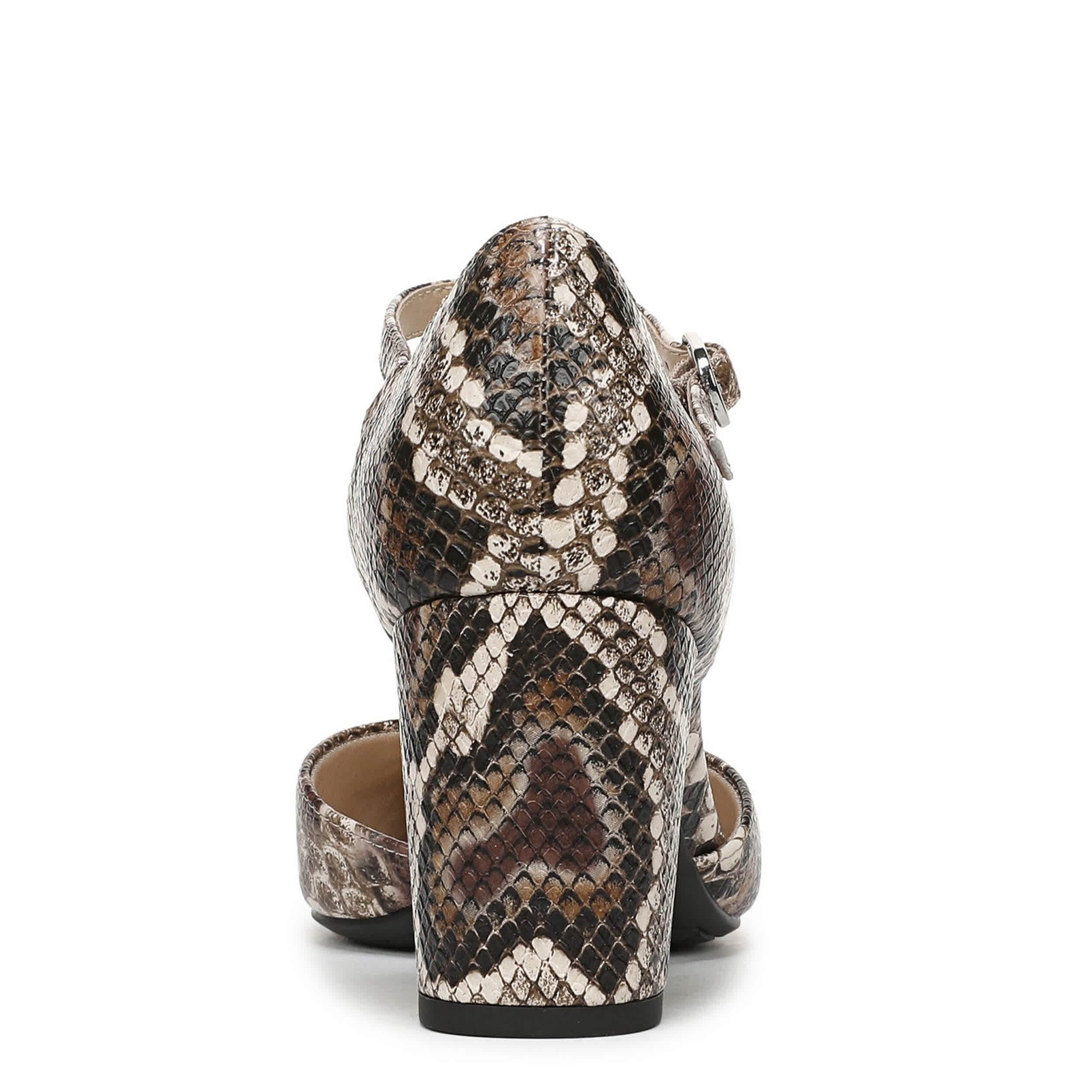 LIFESTRIDE-WOMENS RYLEE PUMP-BROWN & SNAKE