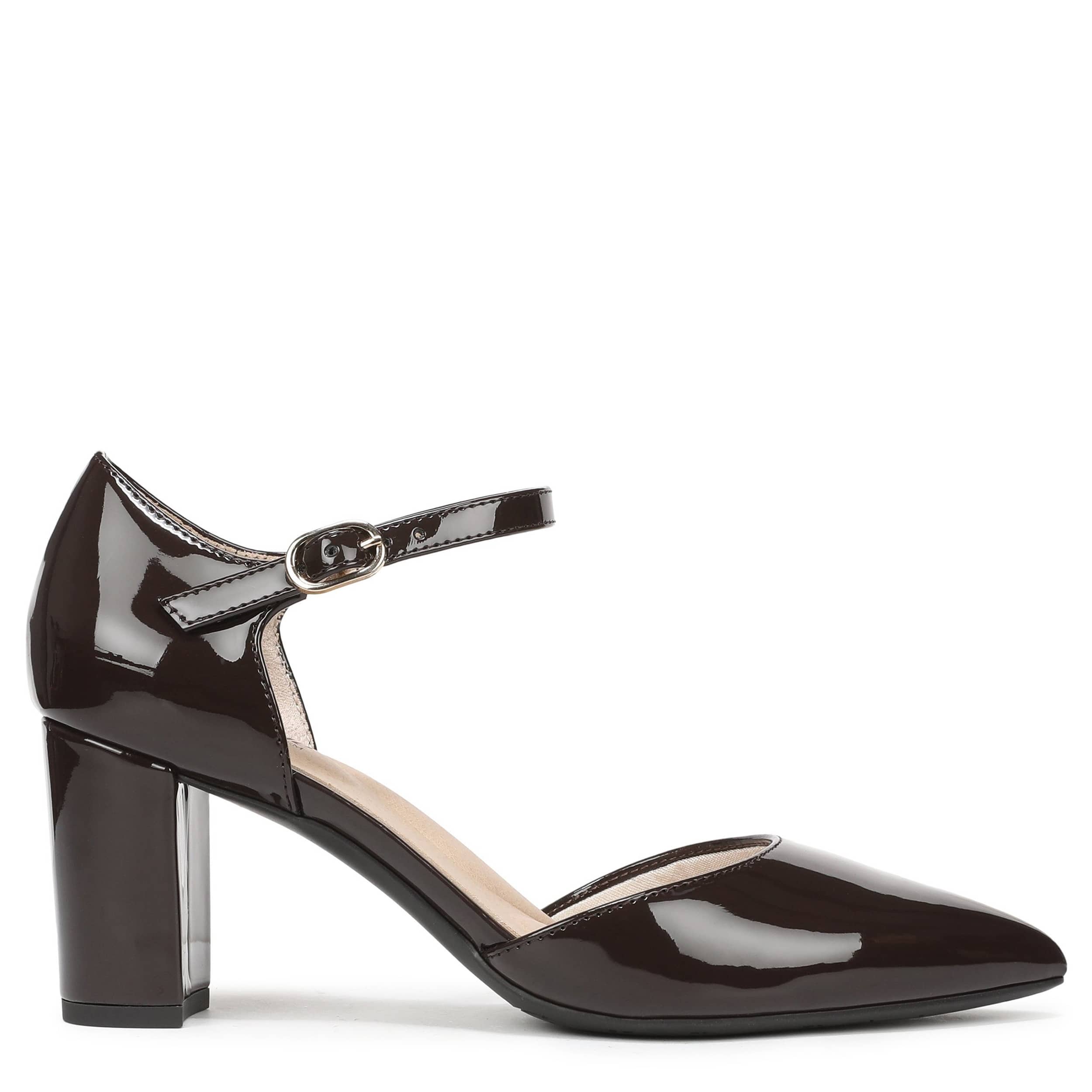 LIFESTRIDE-WOMENS RYLEE PUMP-CHOCOLATE & 