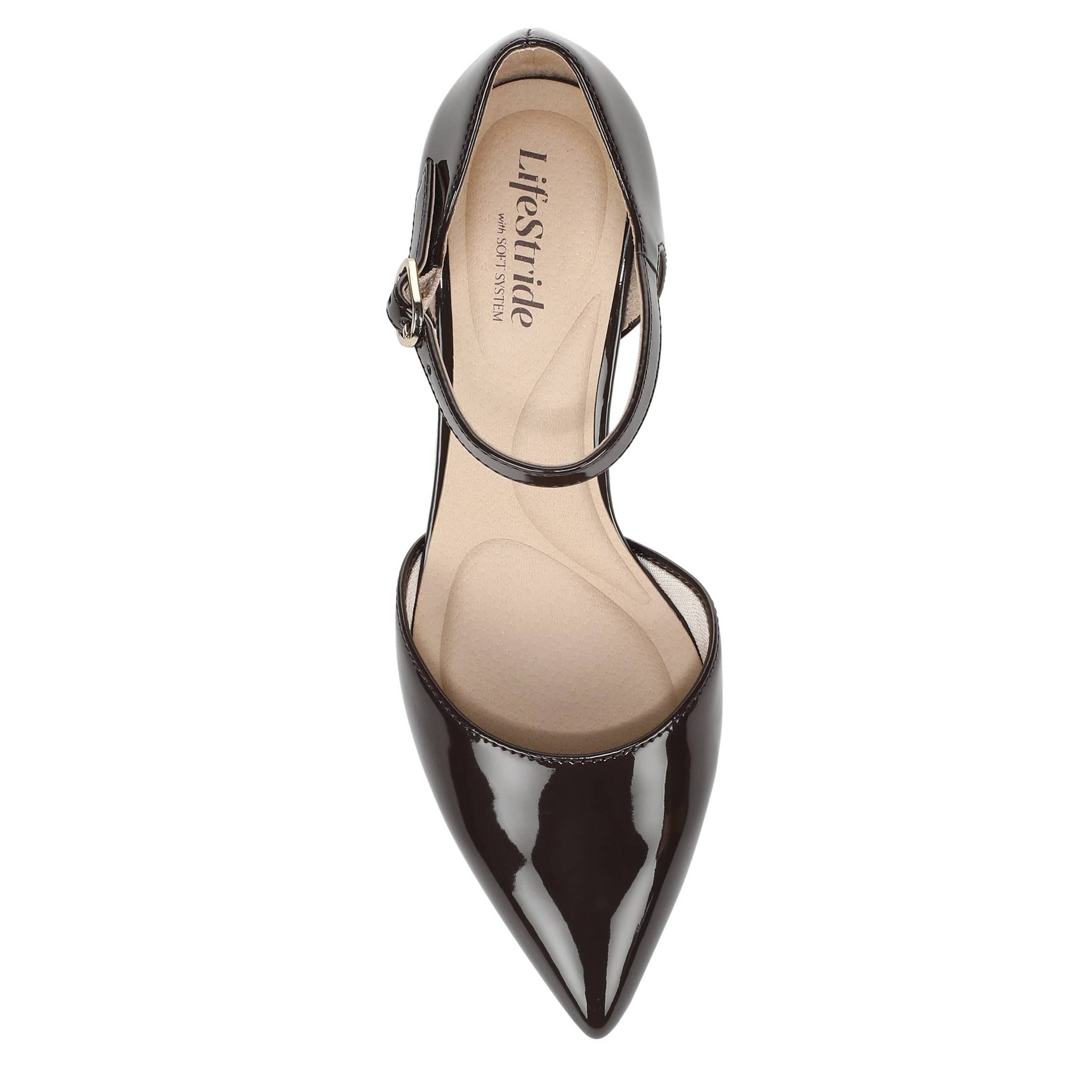 LIFESTRIDE-WOMENS RYLEE PUMP-CHOCOLATE & 