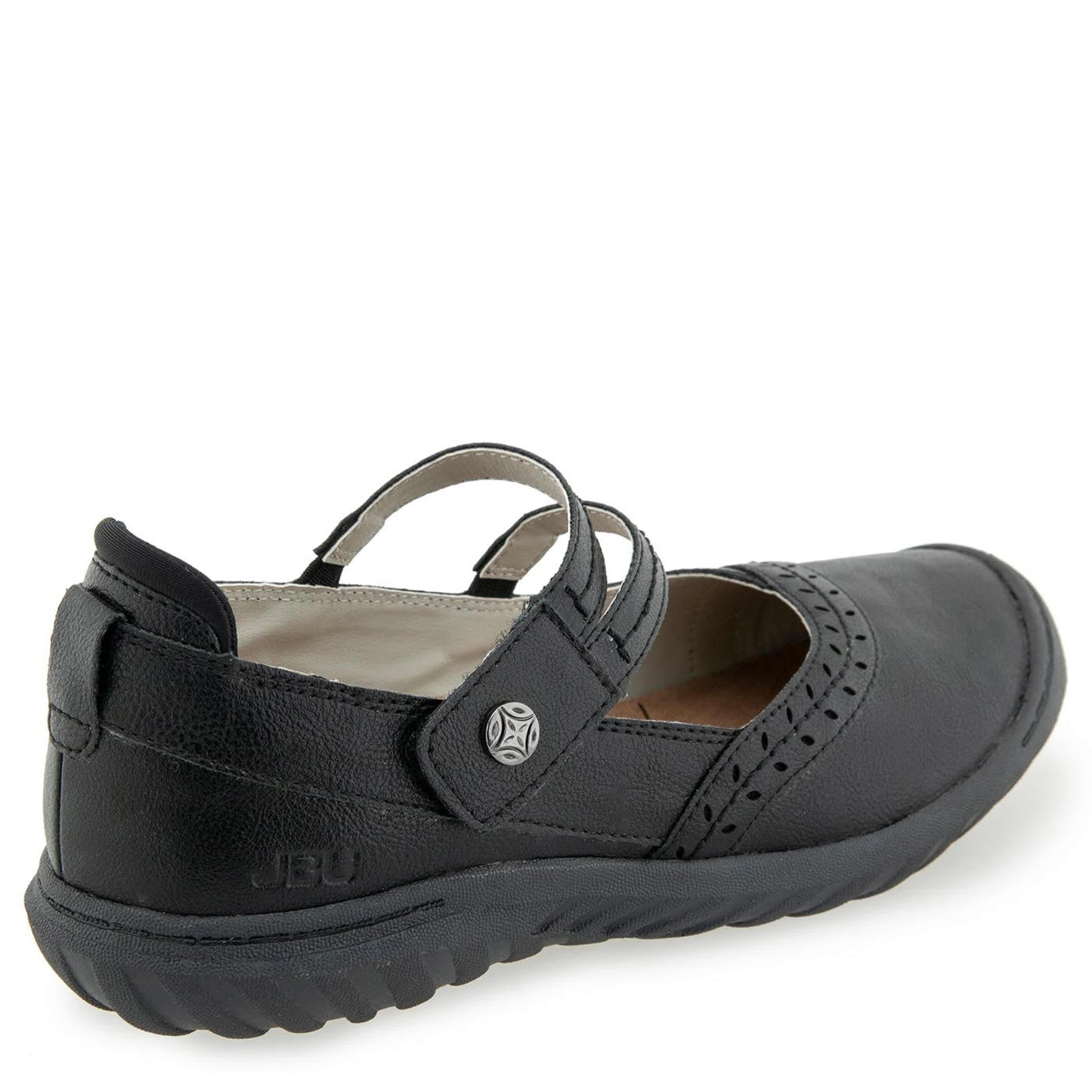 JBU-WOMENS ADELINE MARY JANE FLAT-BLACK & 