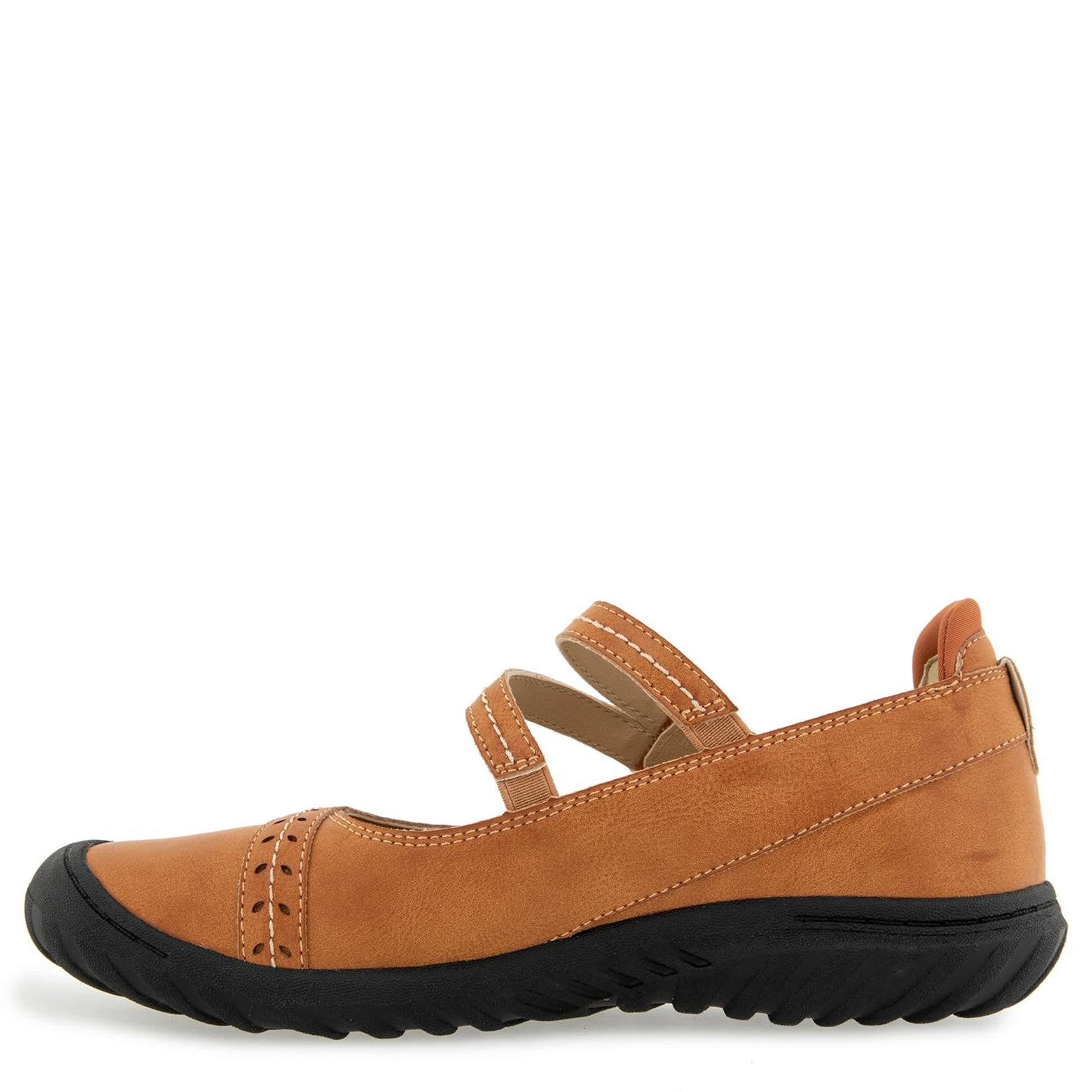 JBU-WOMENS ADELINE MARY JANE FLAT-TAN & 