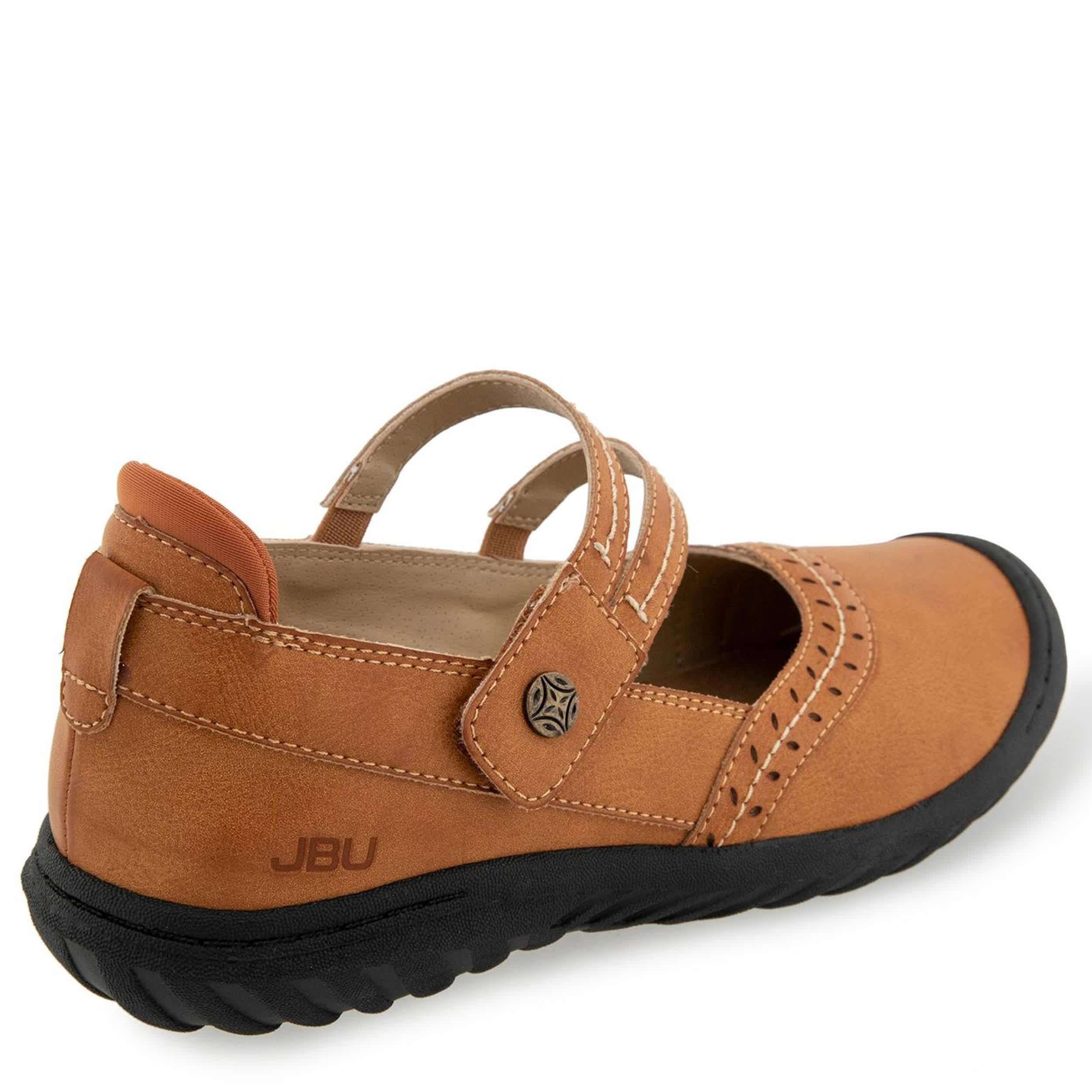 JBU-WOMENS ADELINE MARY JANE FLAT-TAN & 