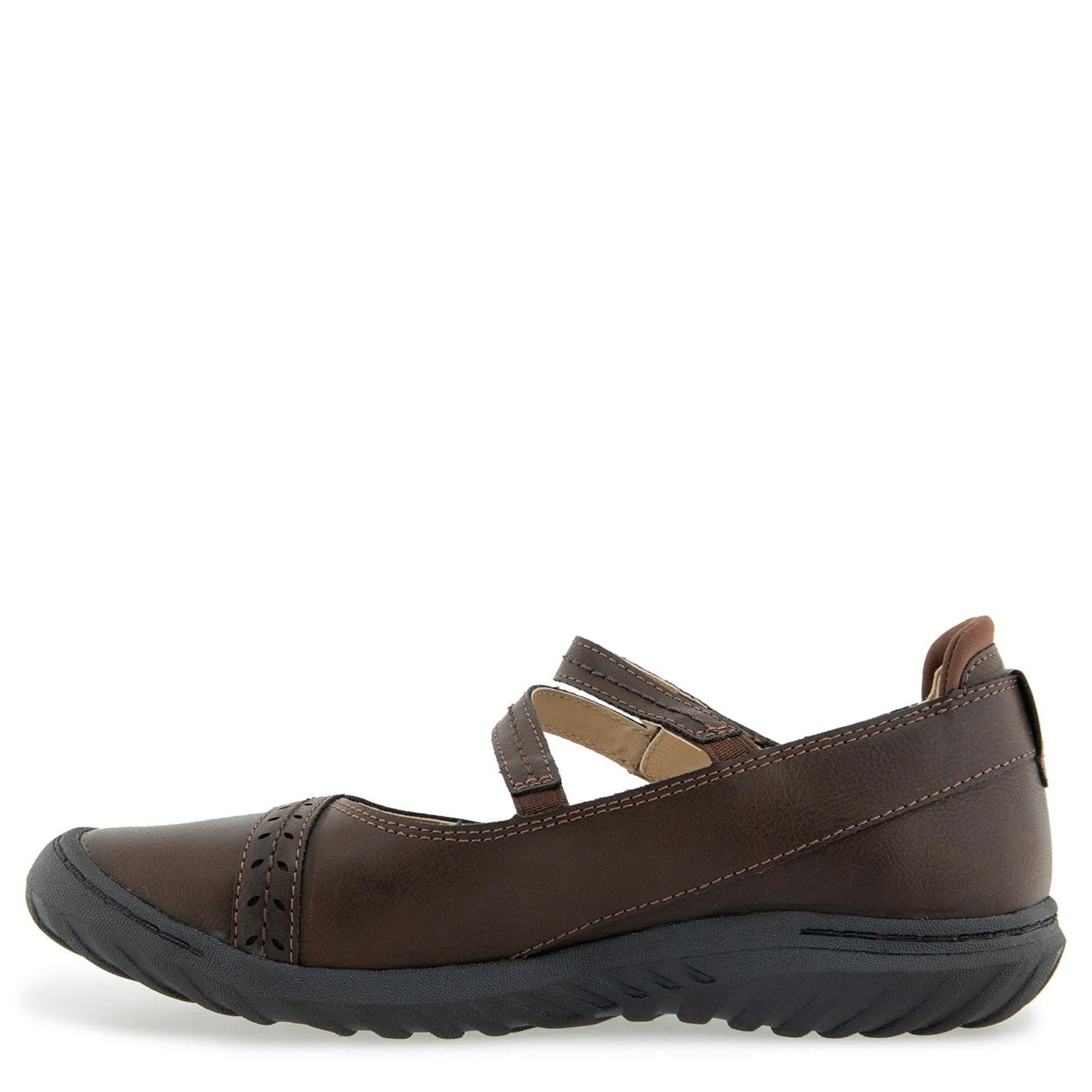 JBU-WOMENS ADELINE MARY JANE FLAT-CHOCOLATE & 