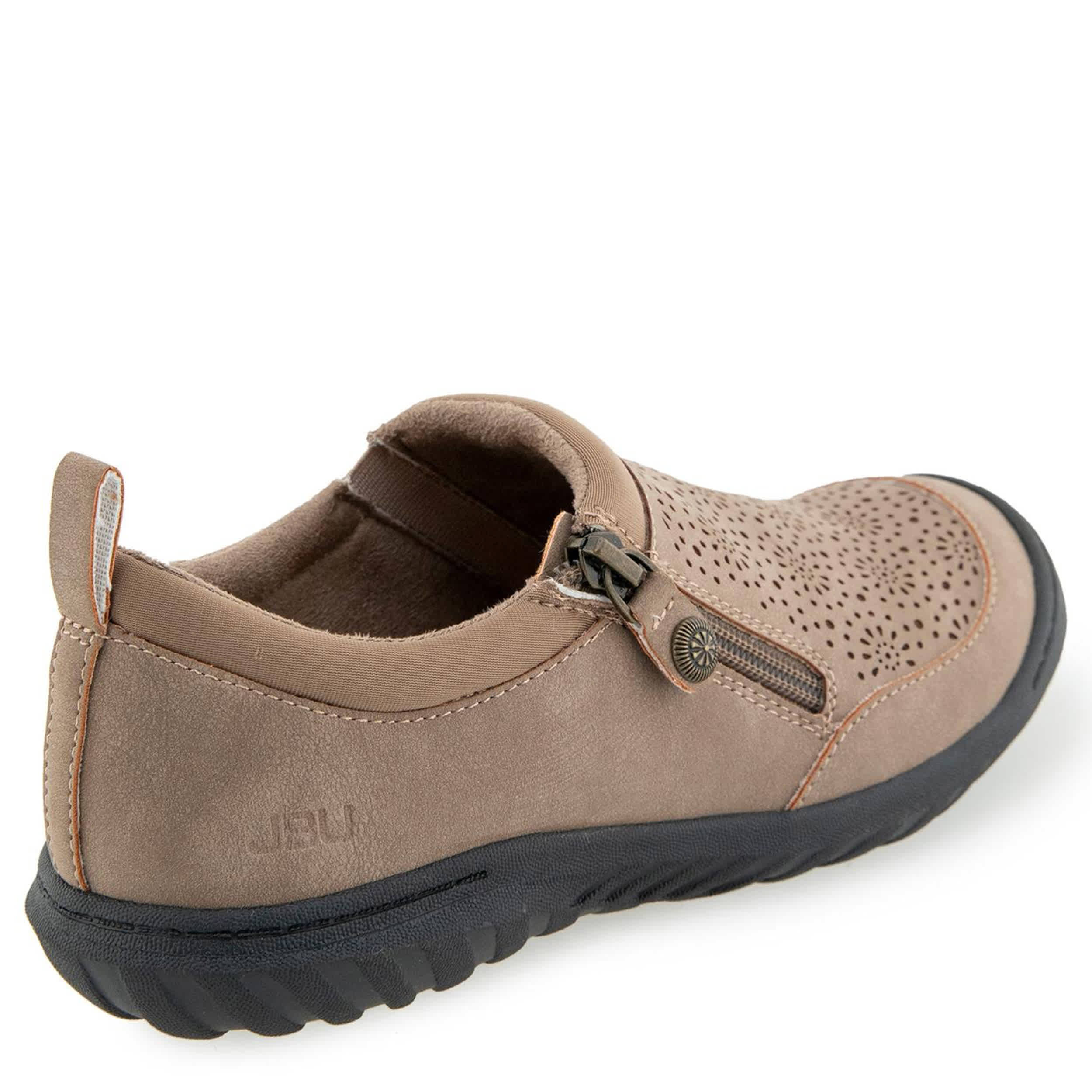 JBU-WOMENS AVERY SLIP ON CLOG SNEAKER-TAUPE & 