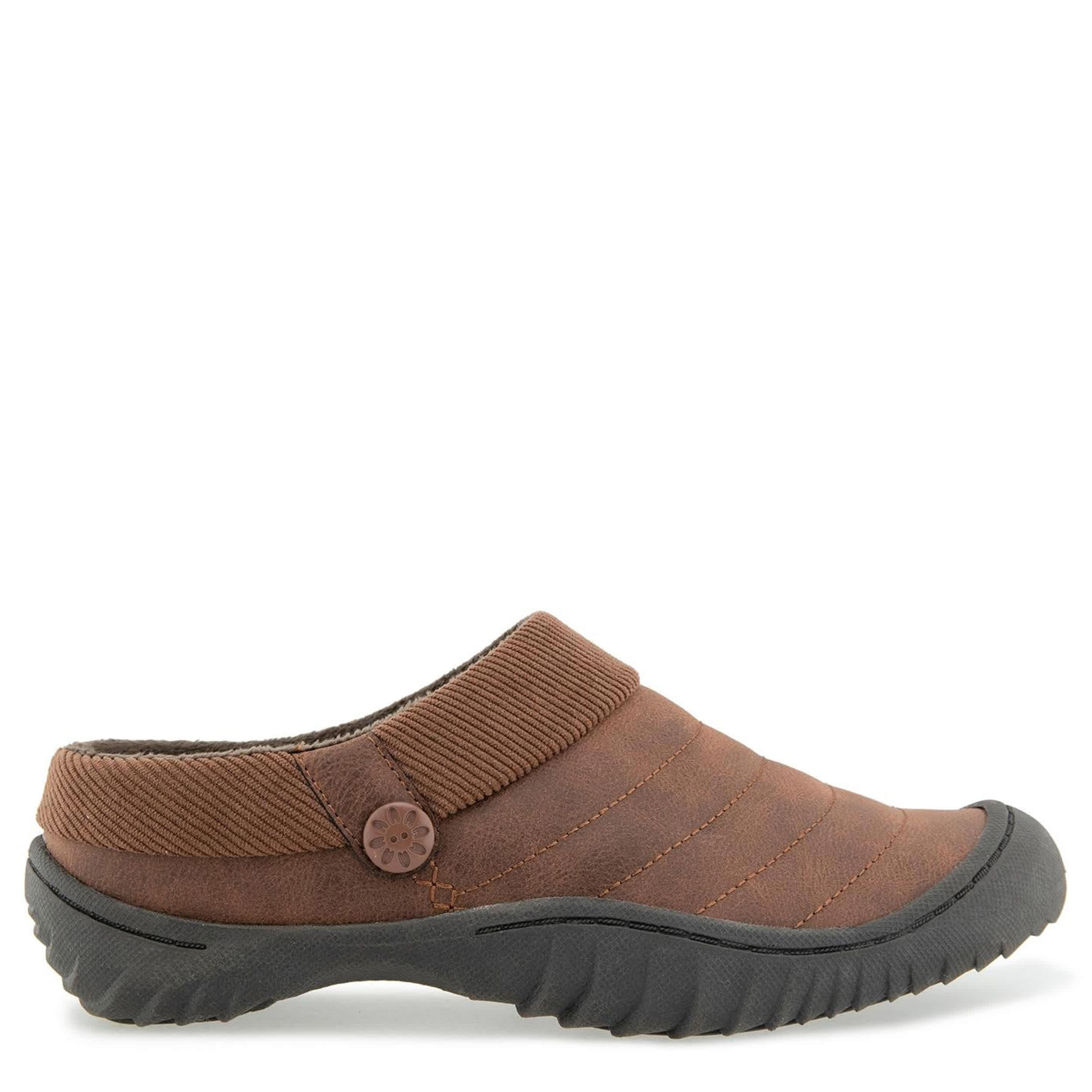 JBU-WOMENS JUDITH SLIP ON CLOG-BROWN & 