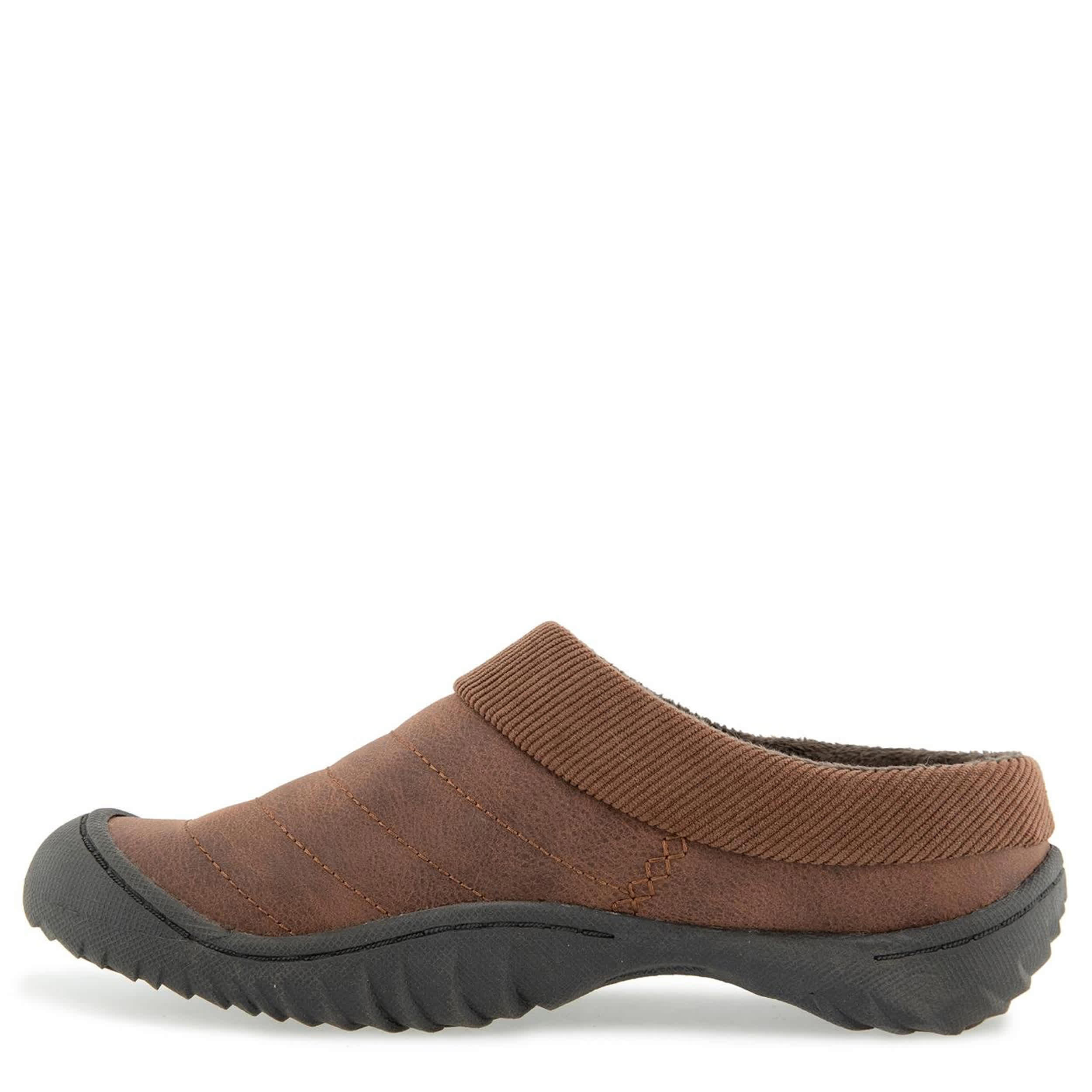 JBU-WOMENS JUDITH SLIP ON CLOG-BROWN & 