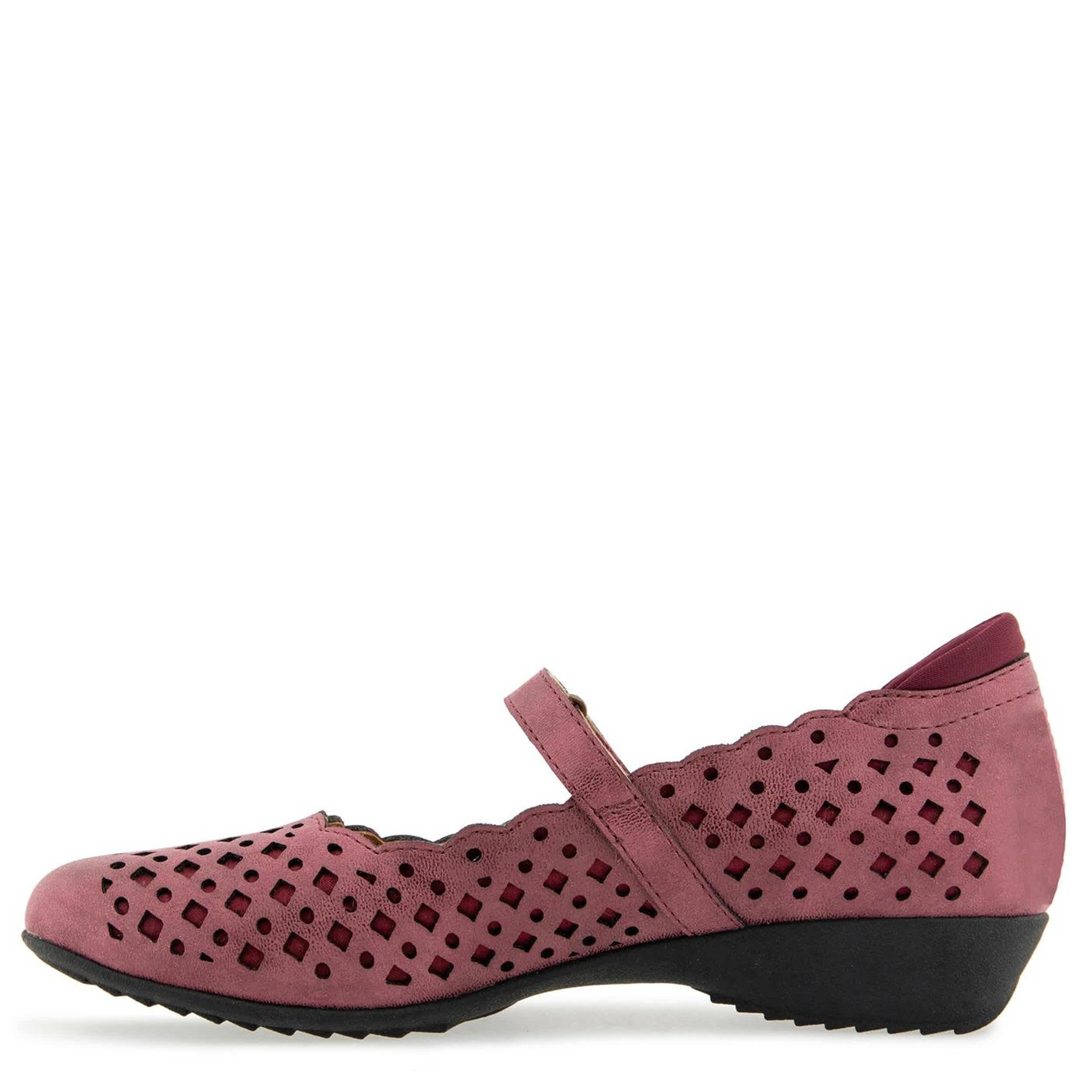 JBU-WOMENS NANCY MARY JANE FLAT-WINE & 