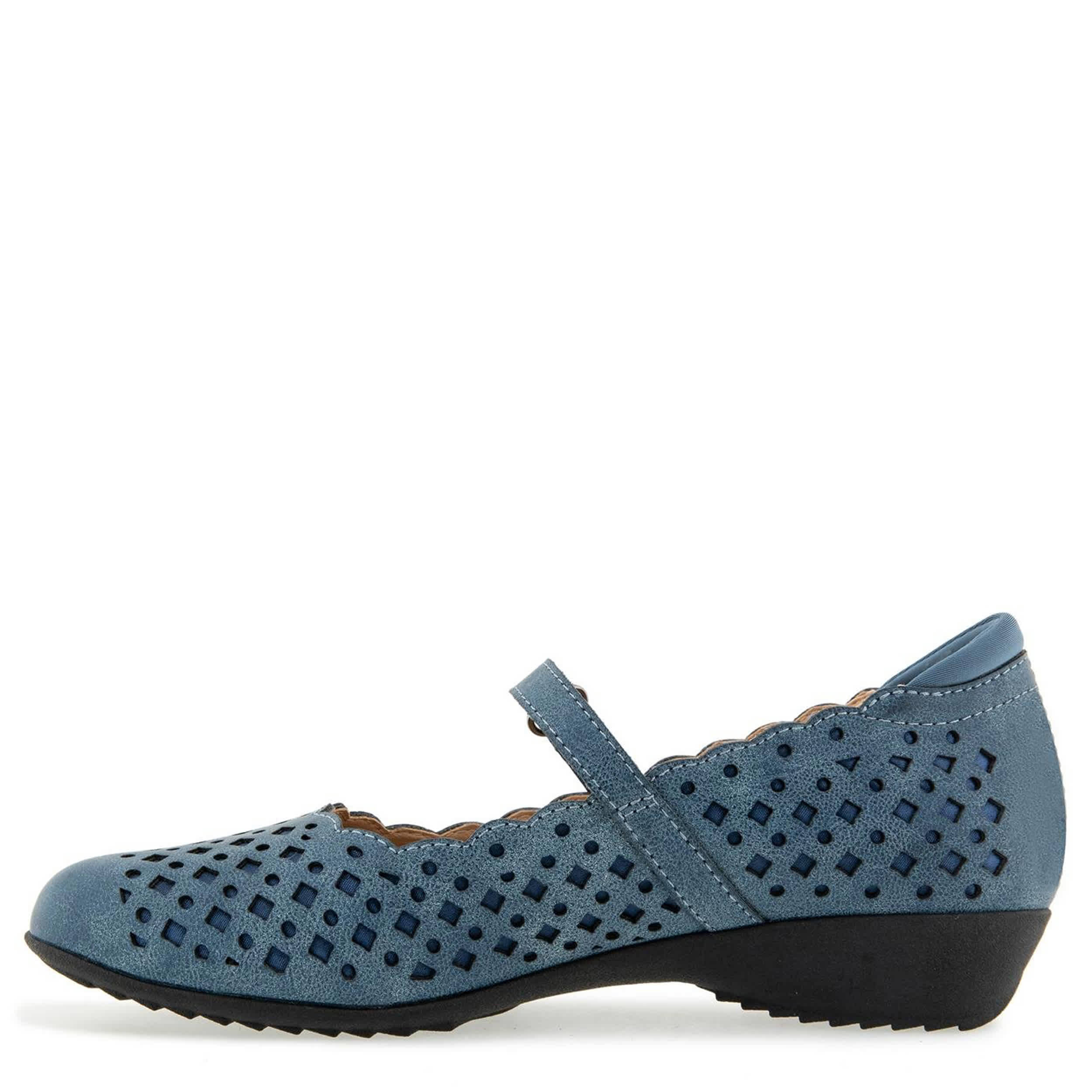 JBU-WOMENS NANCY MARY JANE FLAT-DENIM & 