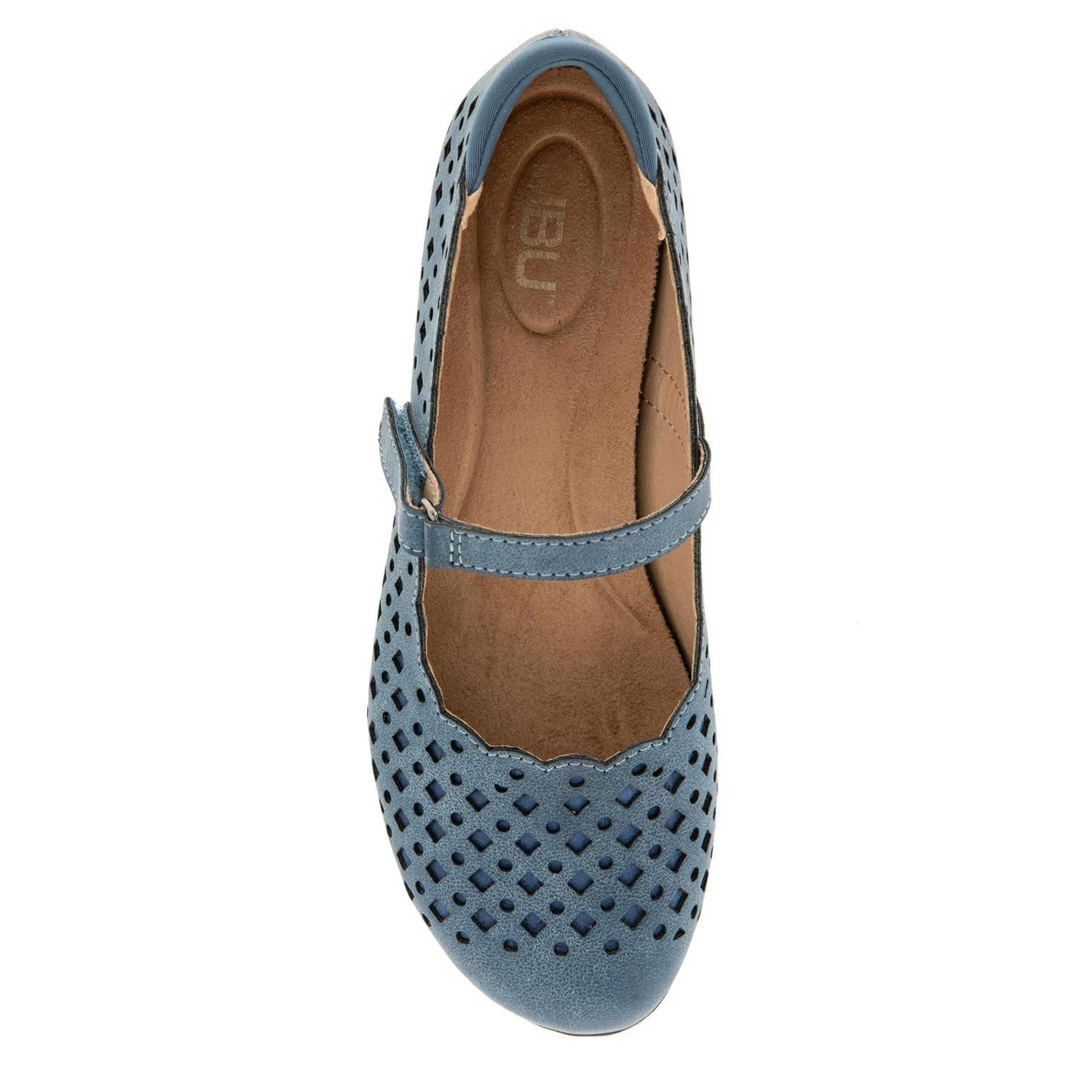 JBU-WOMENS NANCY MARY JANE FLAT-DENIM & 