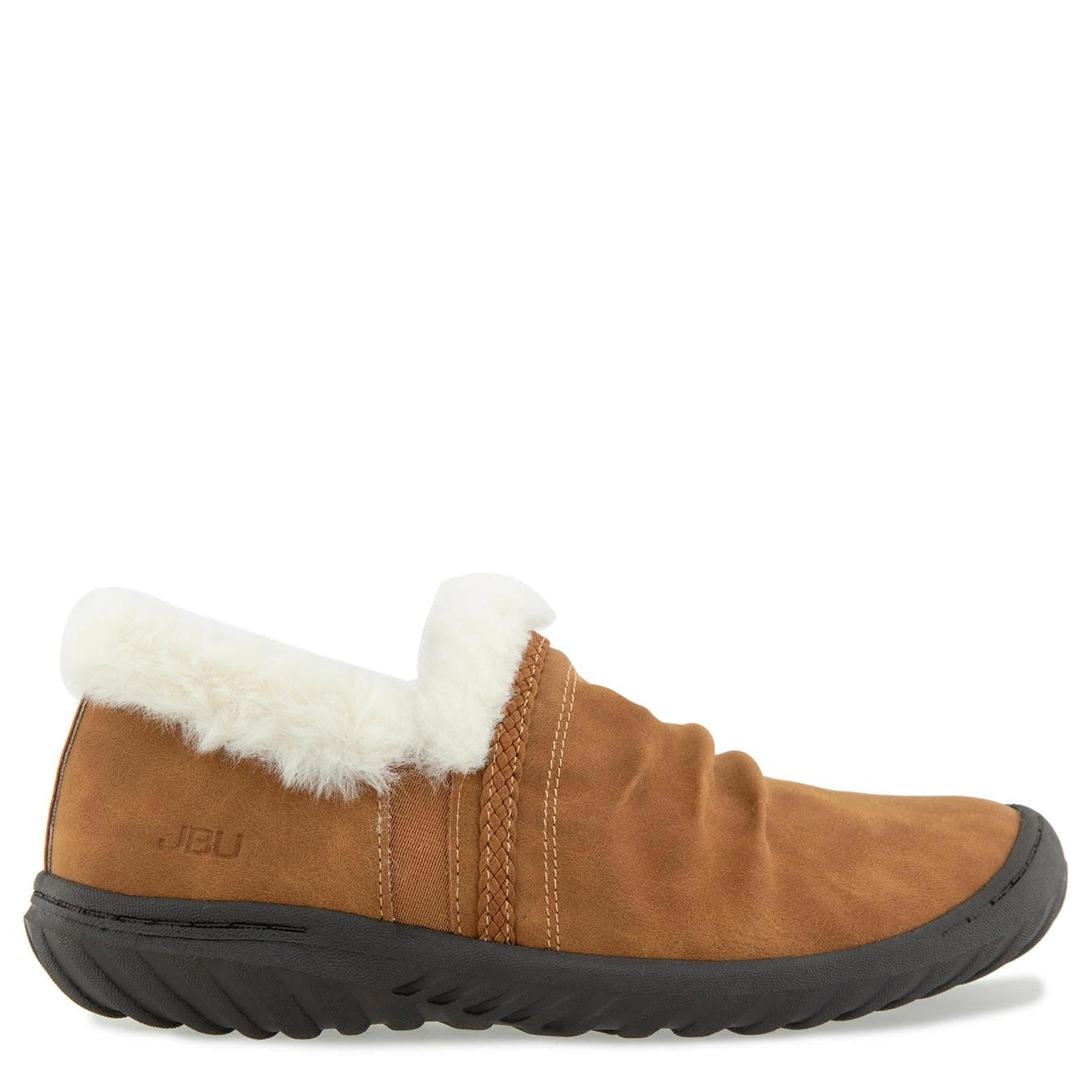 JBU-WOMENS REESE FAUX FUR CLOG-TAN & 