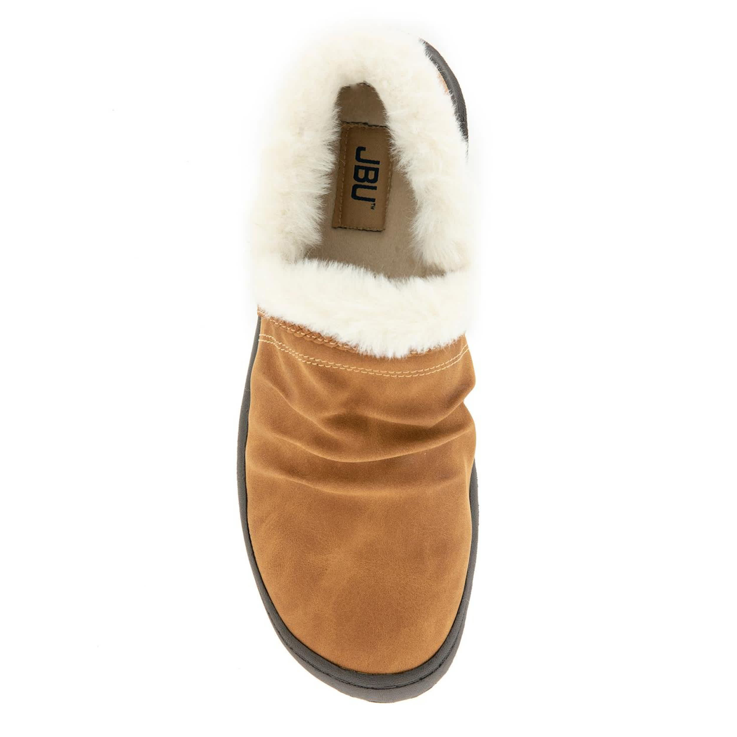 JBU-WOMENS REESE FAUX FUR CLOG-TAN & 