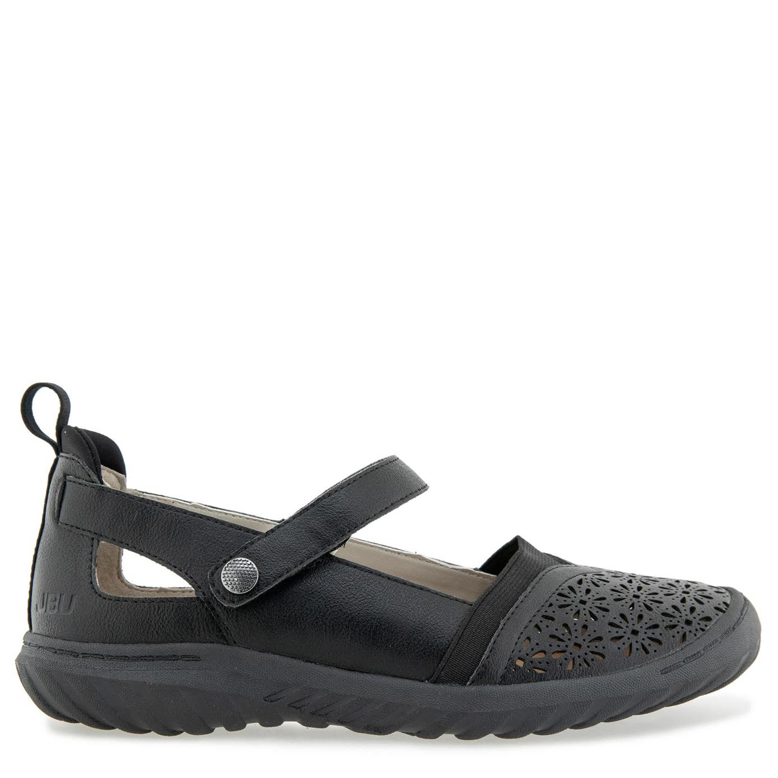 JBU-WOMENS RYA MARY JANE FLAT-BLACK & 