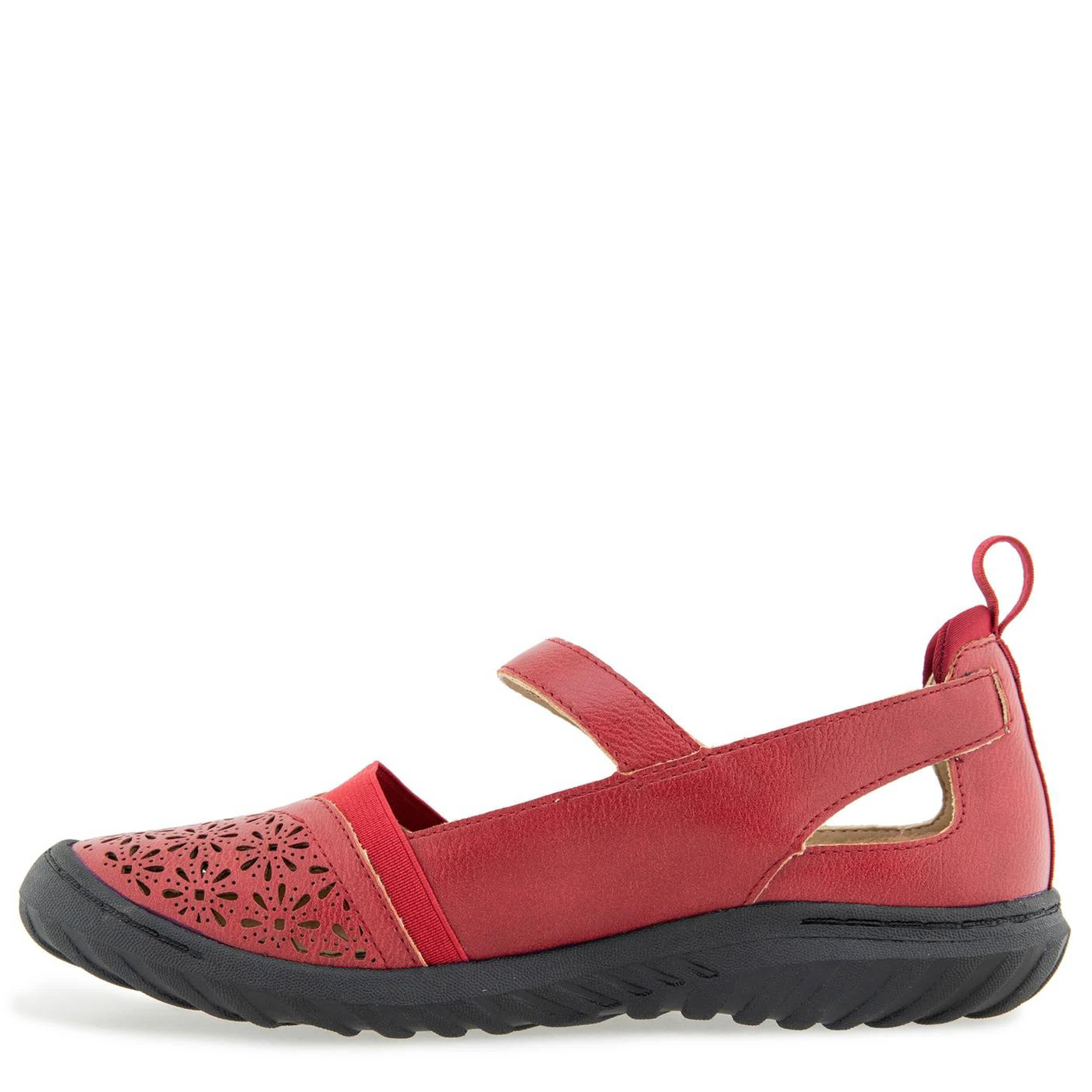 JBU-WOMENS RYA MARY JANE FLAT-RED & 