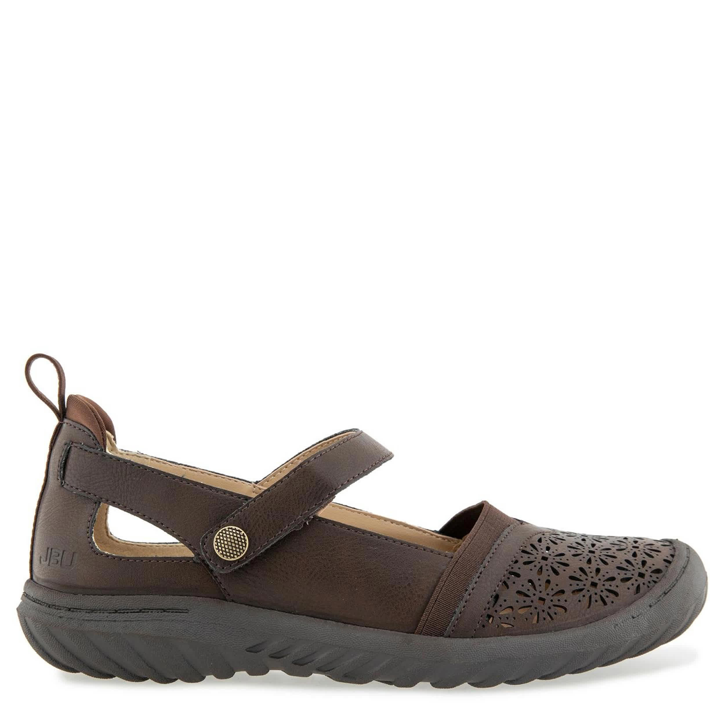 JBU-WOMENS RYA MARY JANE FLAT-CHOCOLATE & 